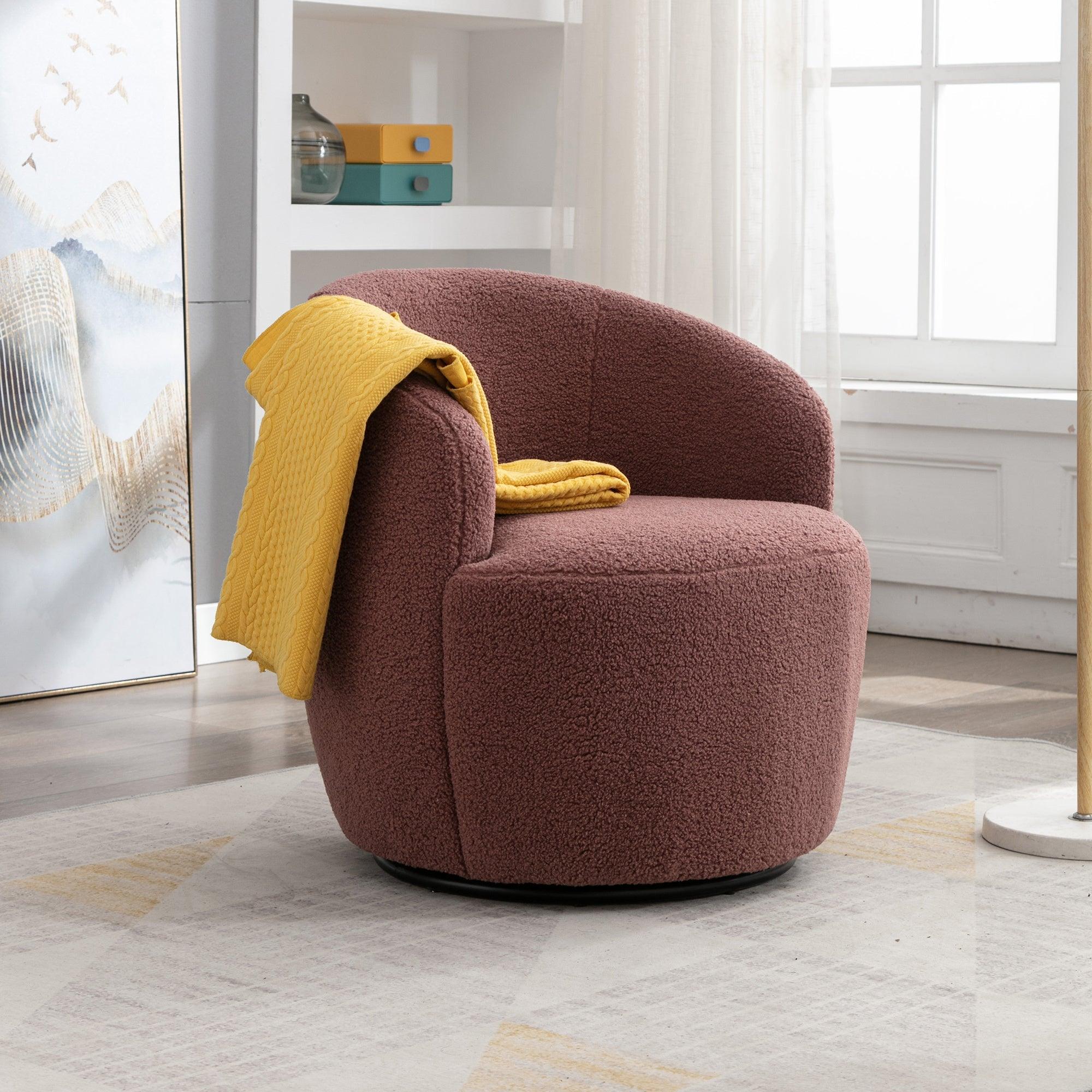 Fabric Swivel Armchair "3 Colors" - PRHOMZ
