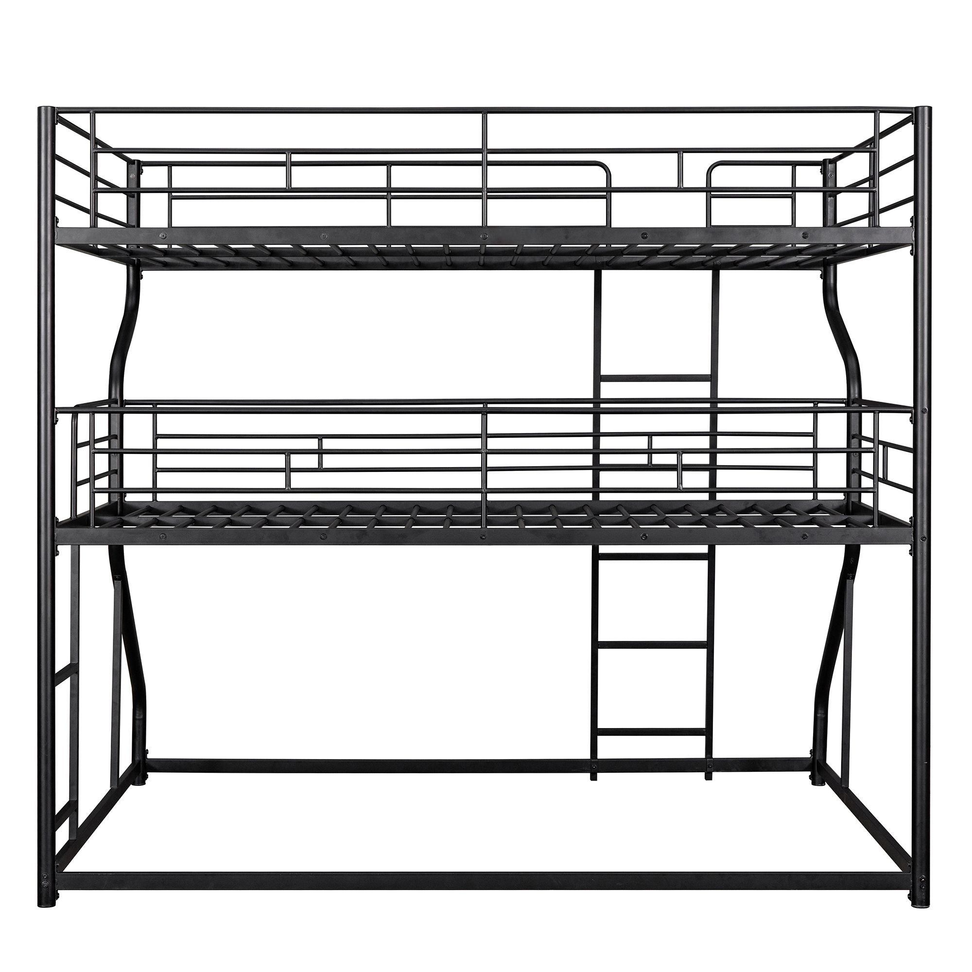 Triple Twin Bunk Bed with Ladder - Just Better Bunk Beds