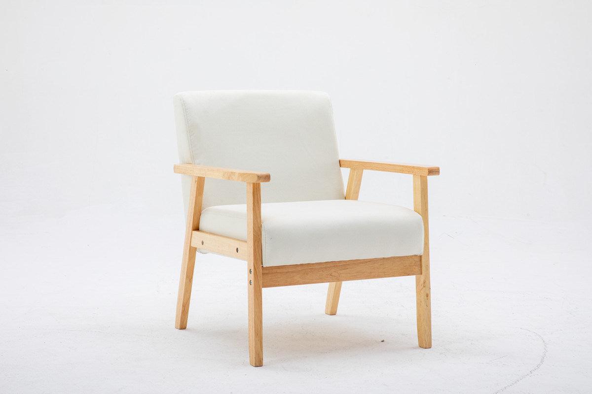 Bahamas Beige Linen Fabric Chair - PRHOMZ