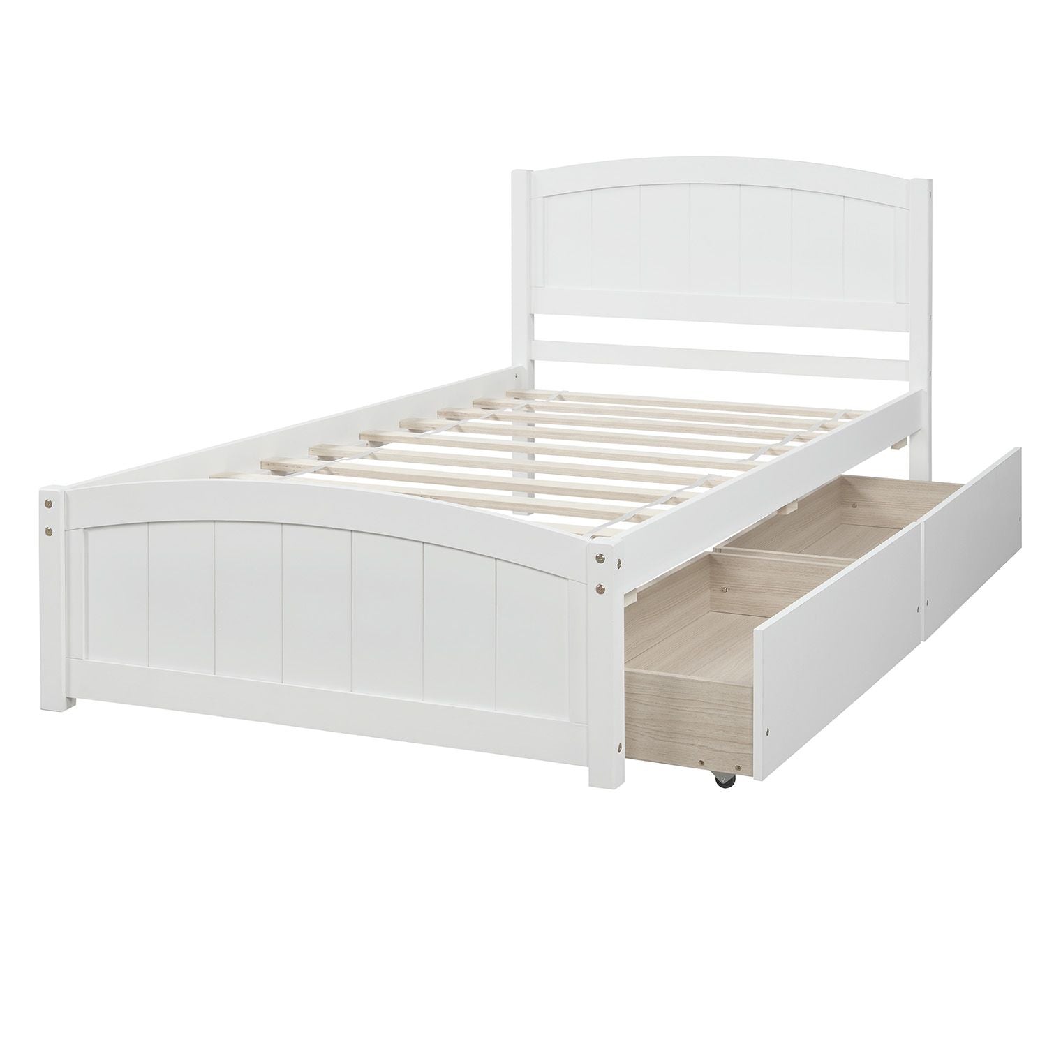Twin Bunk Bed with 2 Drawers - Just Better Bunk Beds