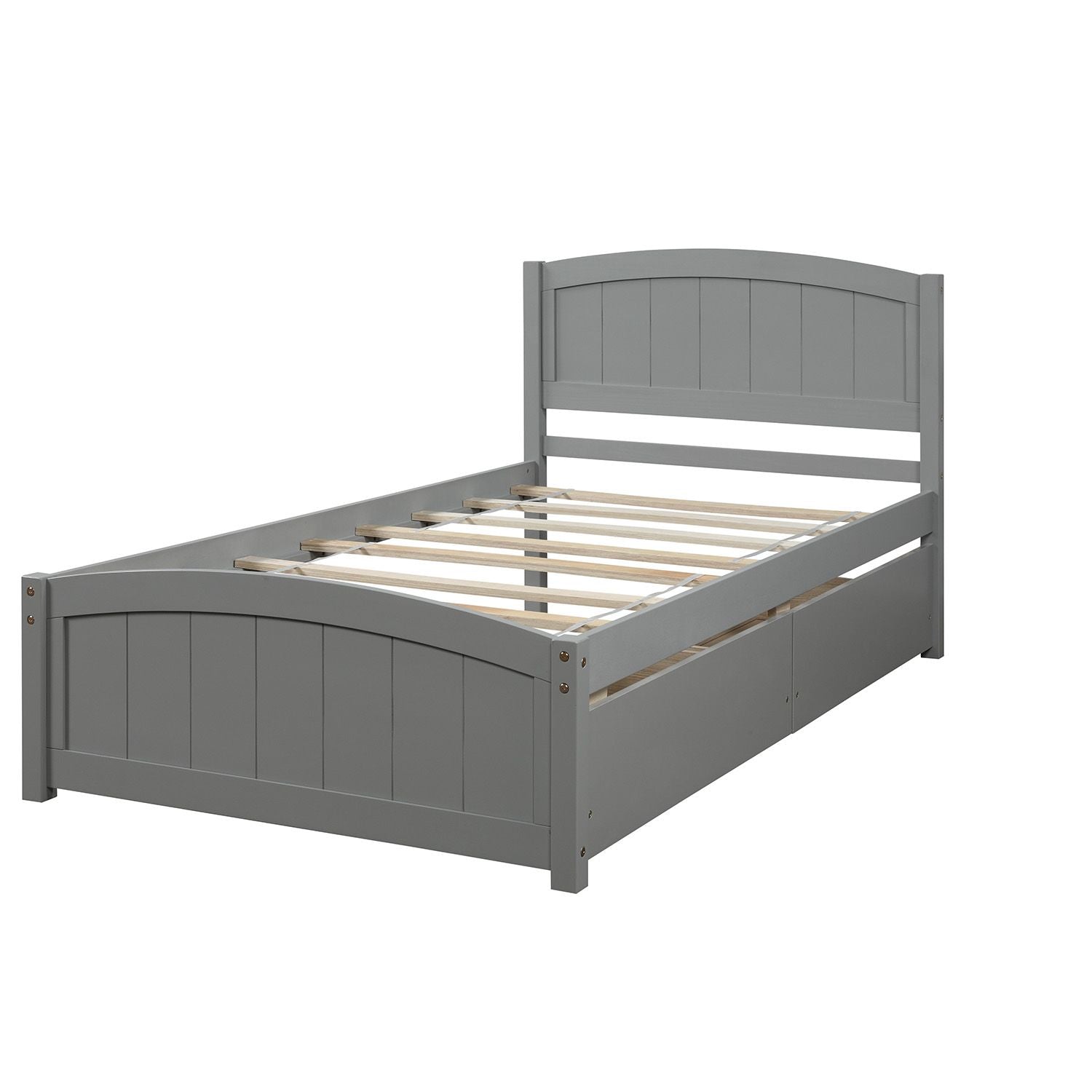 Twin Bunk Bed with 2 Drawers - Just Better Bunk Beds
