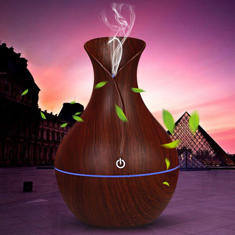 LED Ultrasonic Aroma Humidifier Essential Oil Diffuser - PRHOMZ