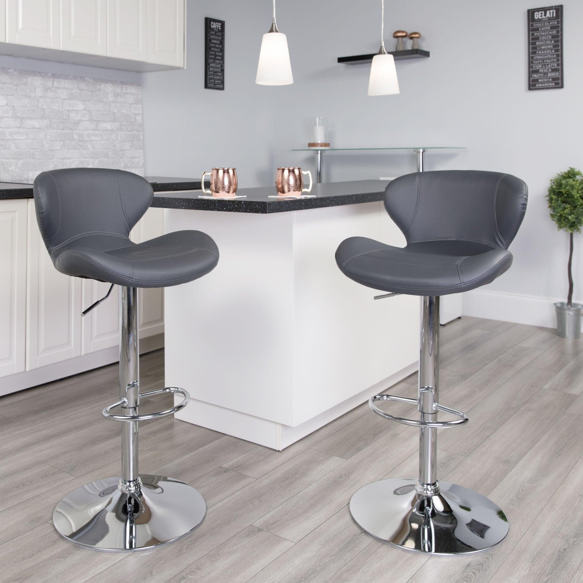 Set of Modern Adjustable Barstool - PRHOMZ