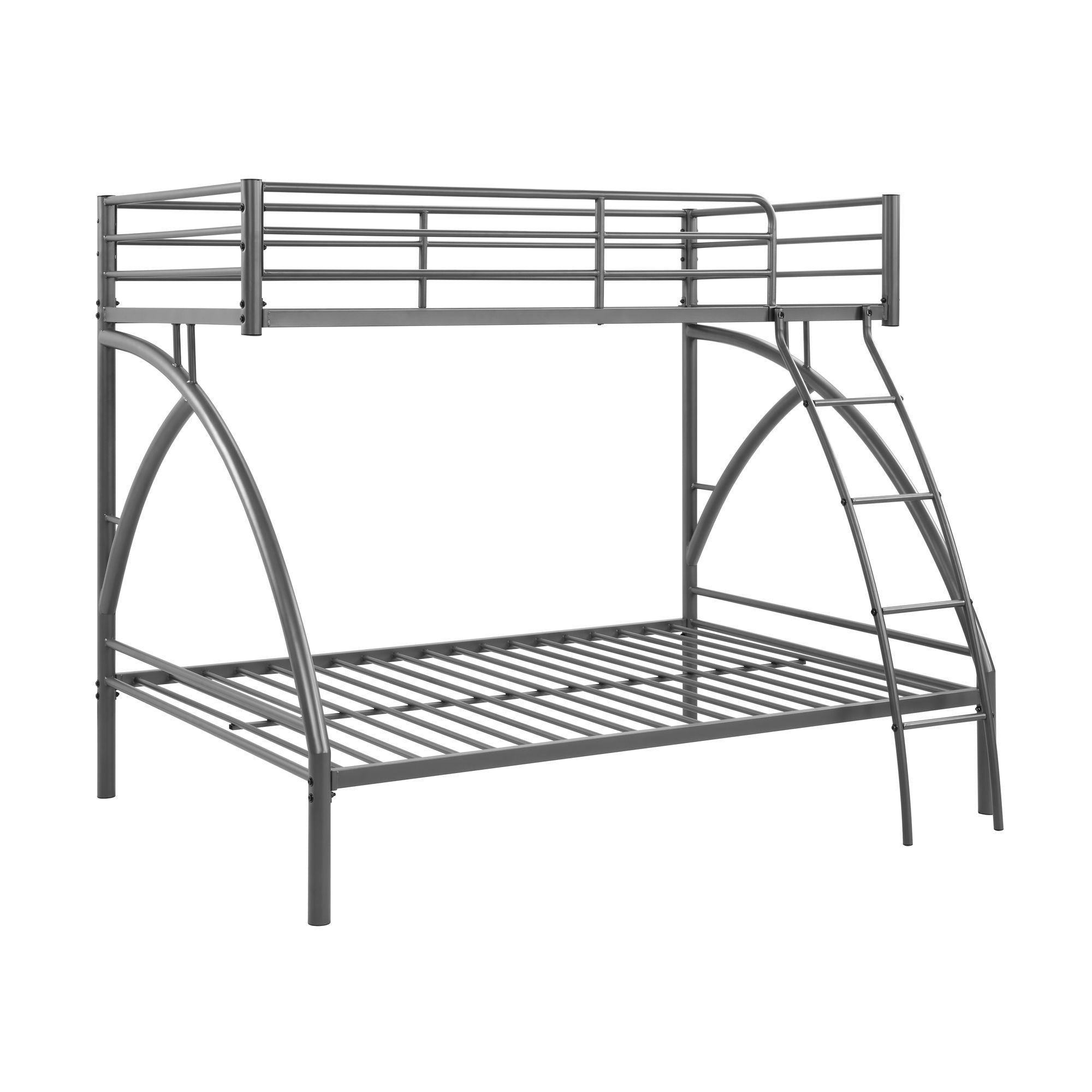 Twin Metal Bunk Bed - Gray - Just Better Bunk Beds