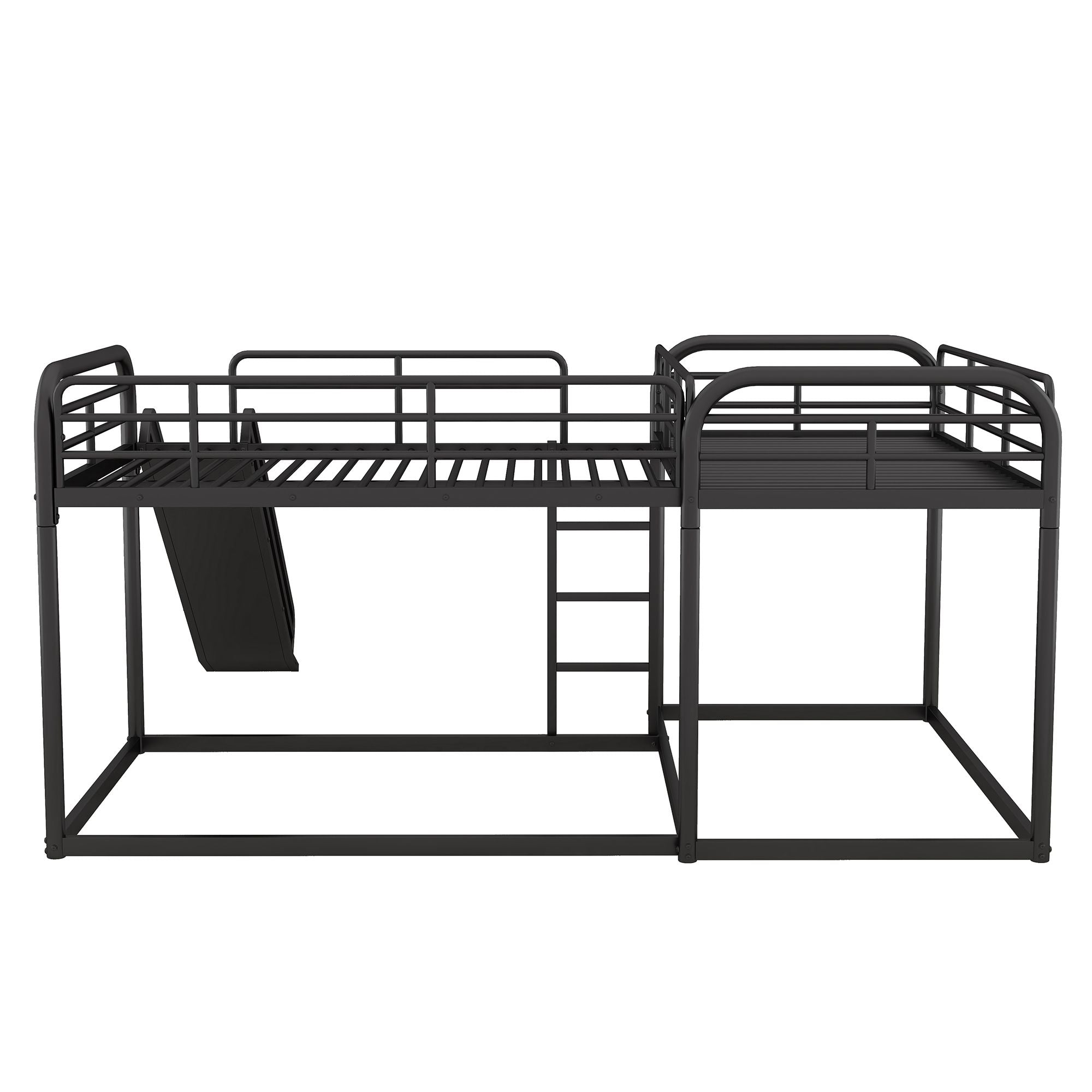 Twin Bunk Bed with Slide & Ladder - Just Better Bunk Beds