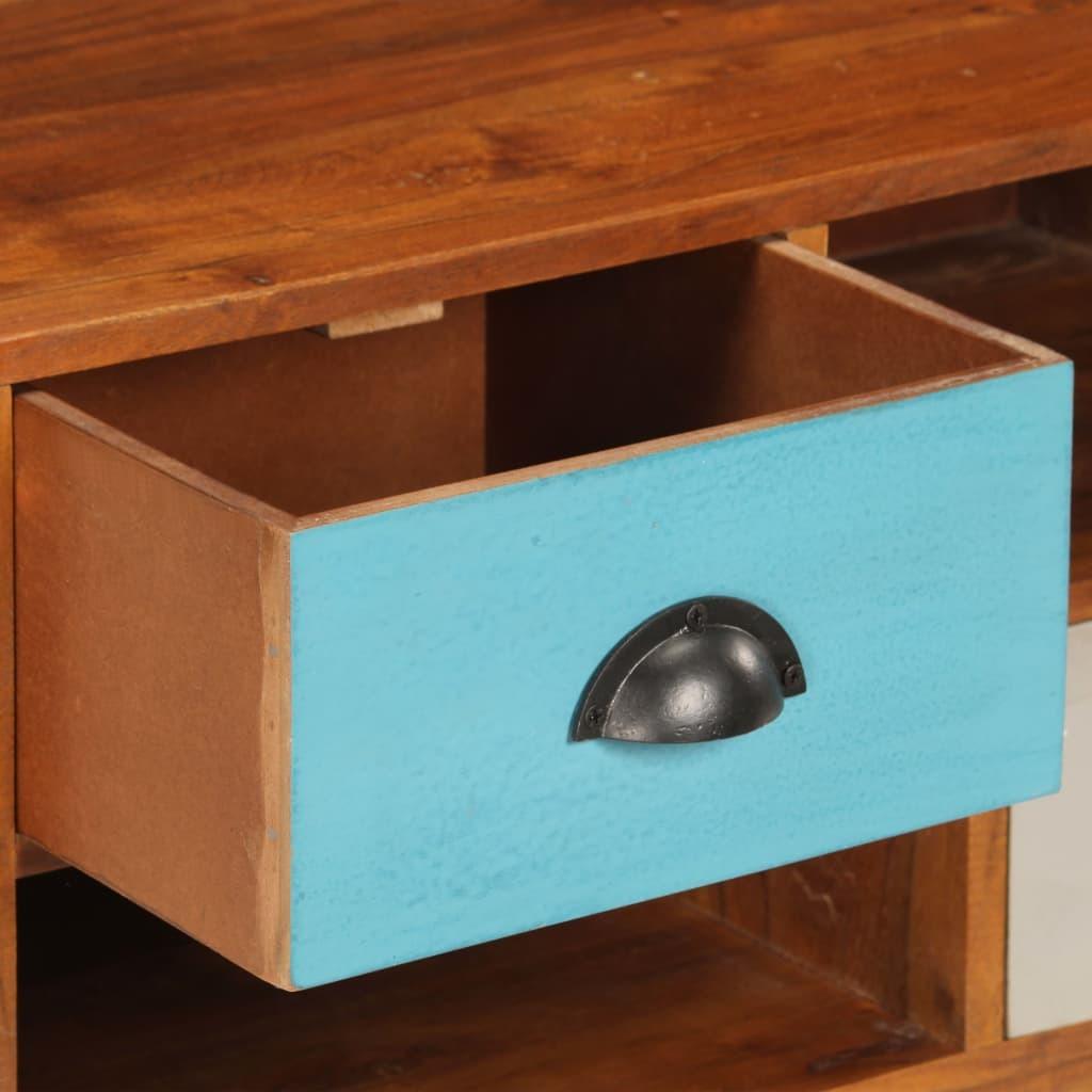 TV Cabinet with 3 Drawers 43.3"x13.7"x19.6" - PRHOMZ