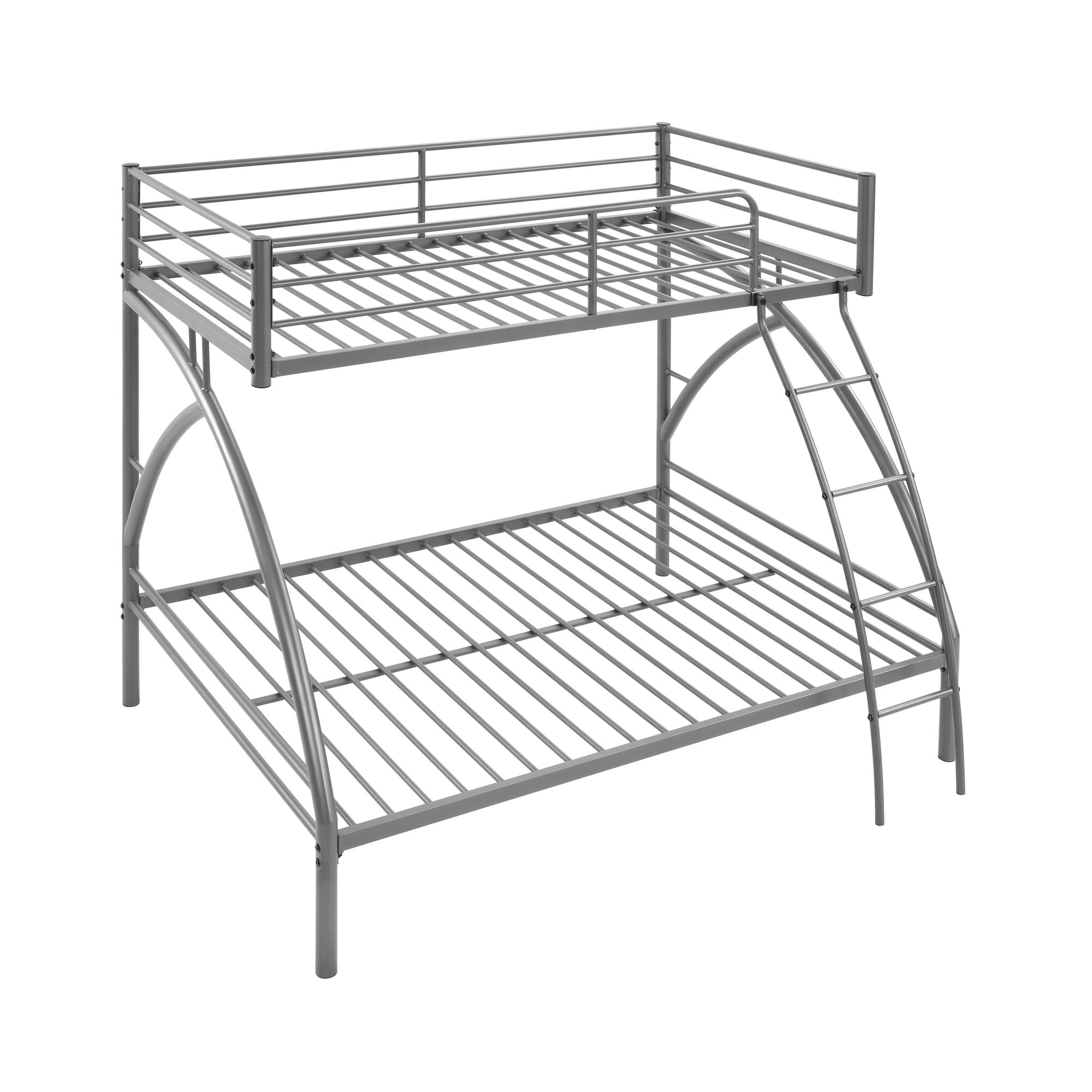 Twin Metal Bunk Bed - Gray - Just Better Bunk Beds