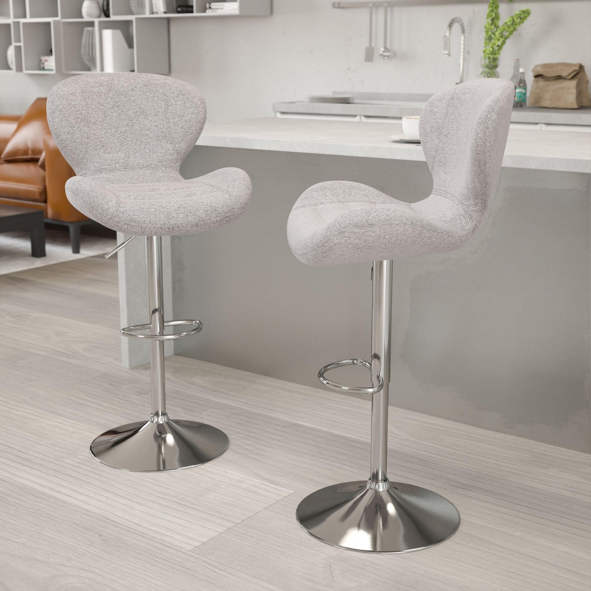 Set of Modern Adjustable Barstool - PRHOMZ