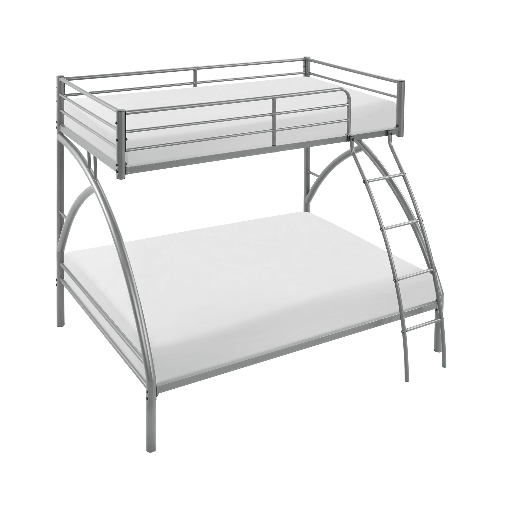 Twin Metal Bunk Bed - Gray - Just Better Bunk Beds