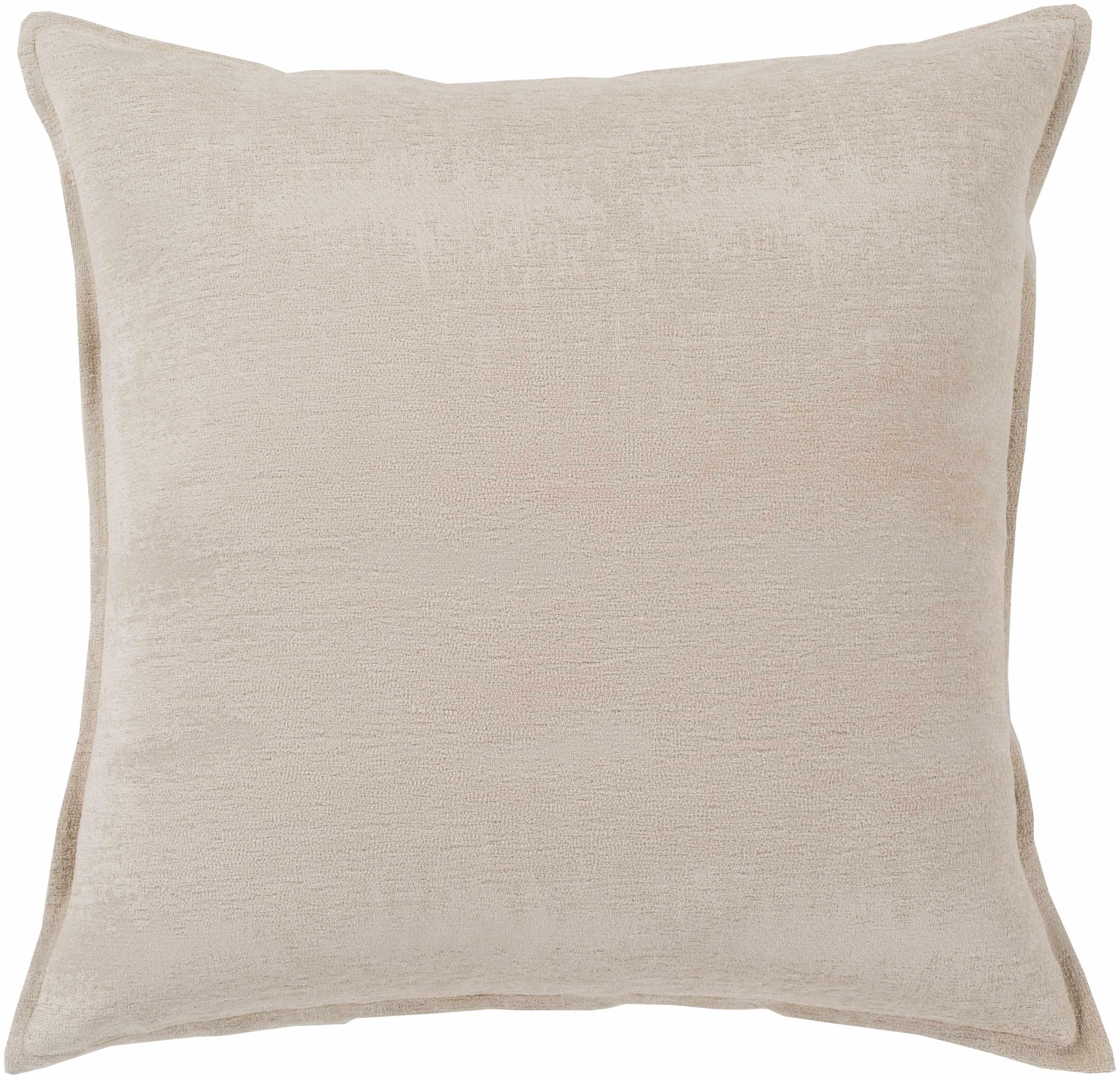 Dunkerton Beige Square Throw Pillow - PRHOMZ