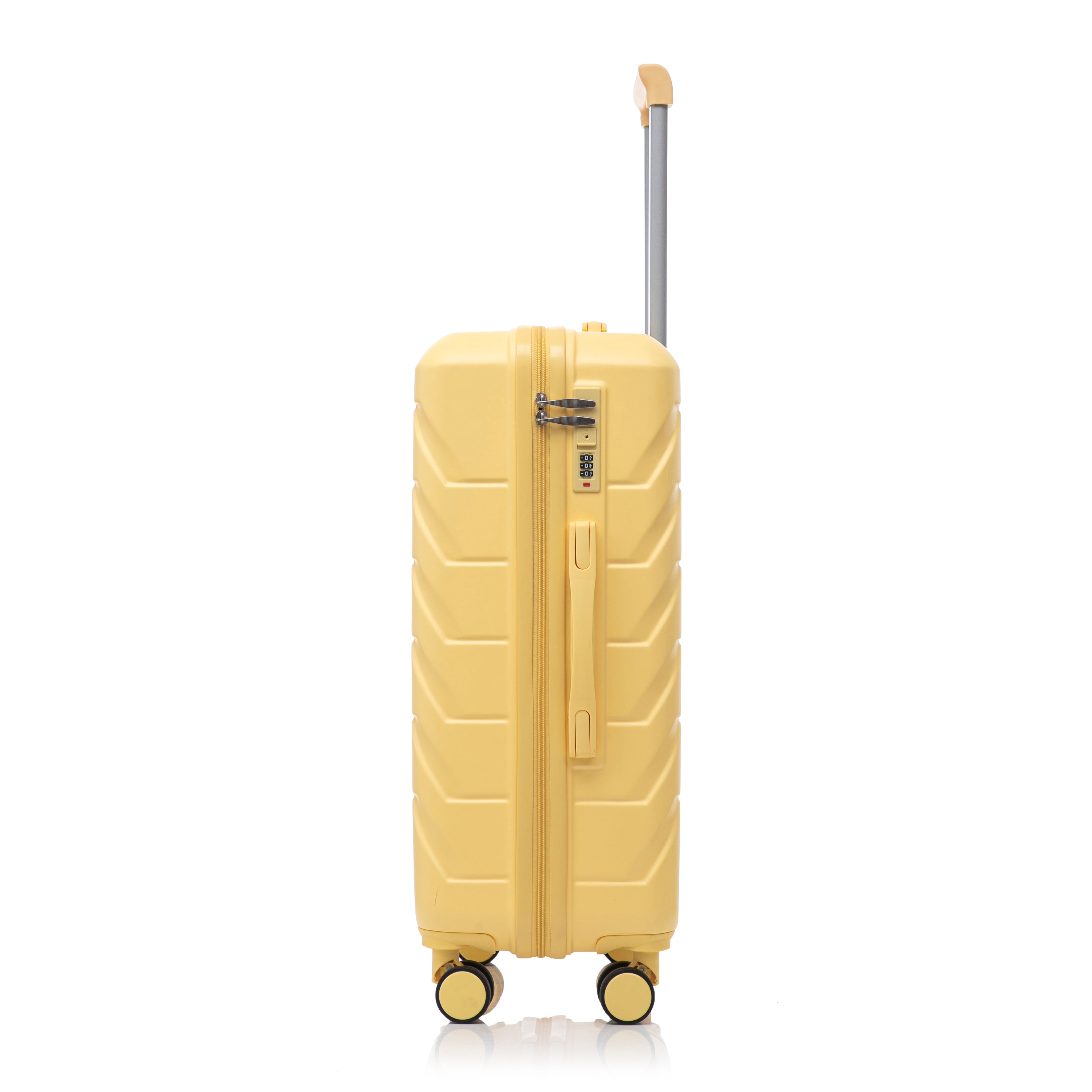 Set 3PCs 20'/24'/28' ABS Spinner Wheel Luggage - Yellow