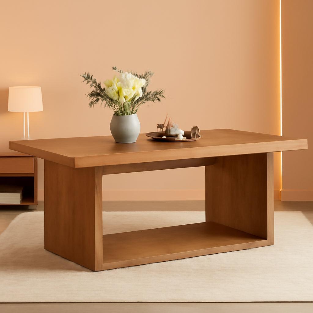 63 Inch Brown Farmhouse Dining Table Seats Four To Six