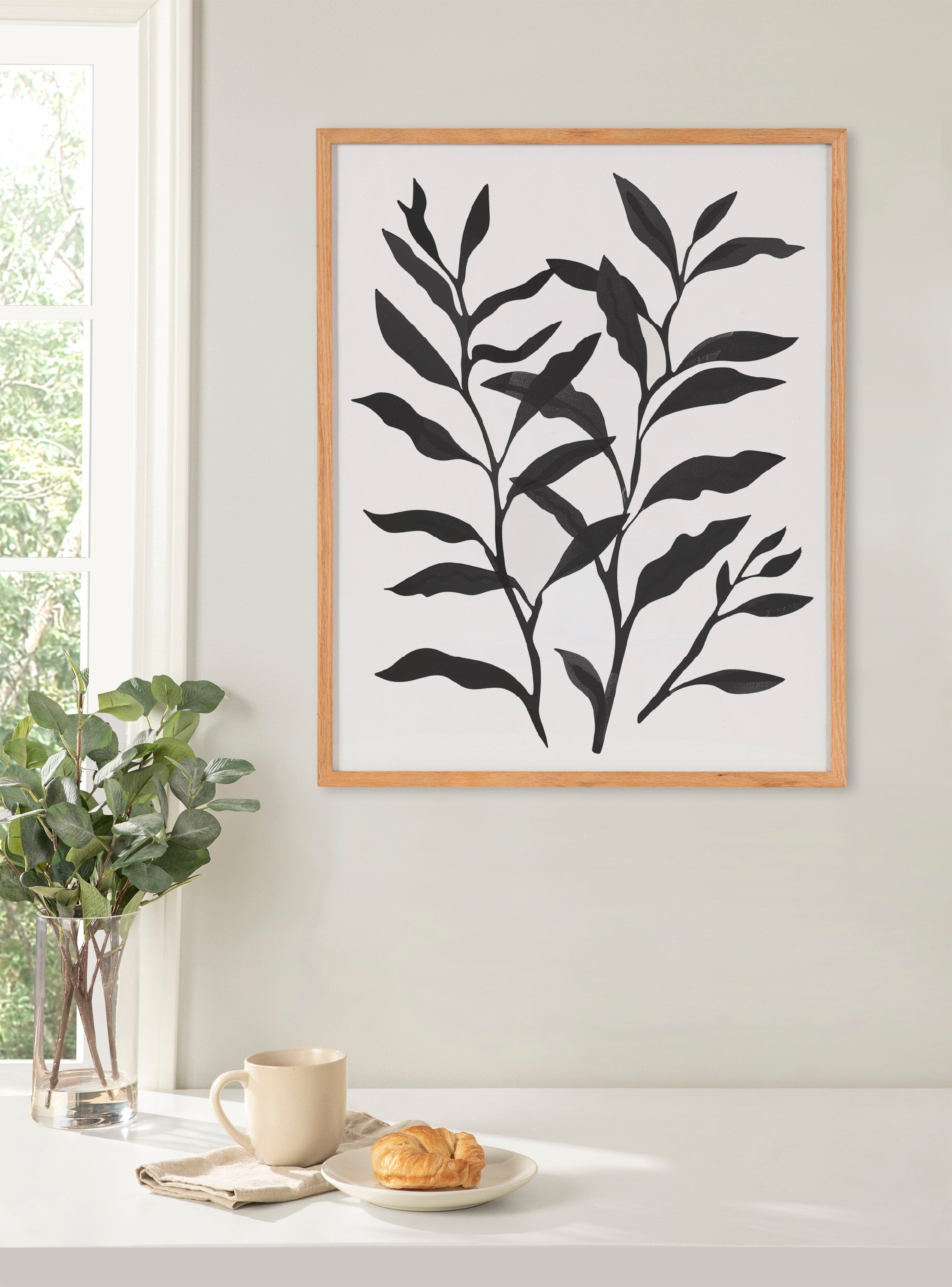 Gallery Modern Botanical Matisse Inspired Silhouette Print by The Creative Bunch Studio