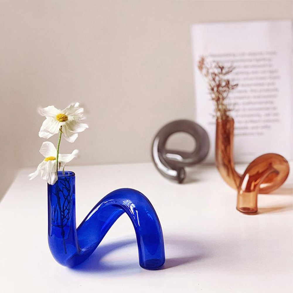 Glass Decoration Flower Vase-3