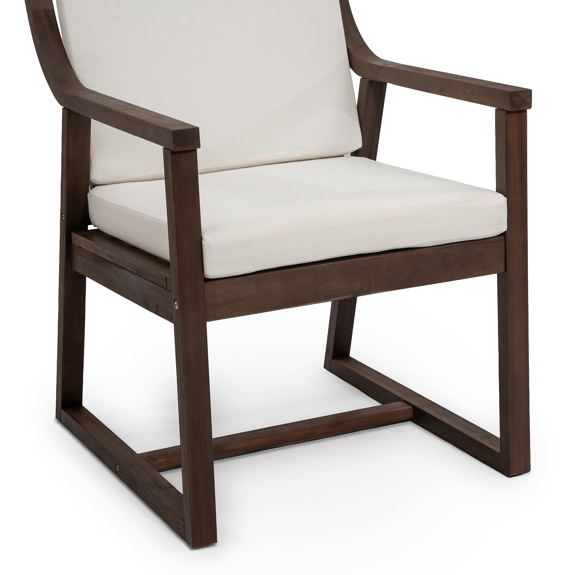 TREXM Patio Dining Table Set for 6 with Umbrella Hole