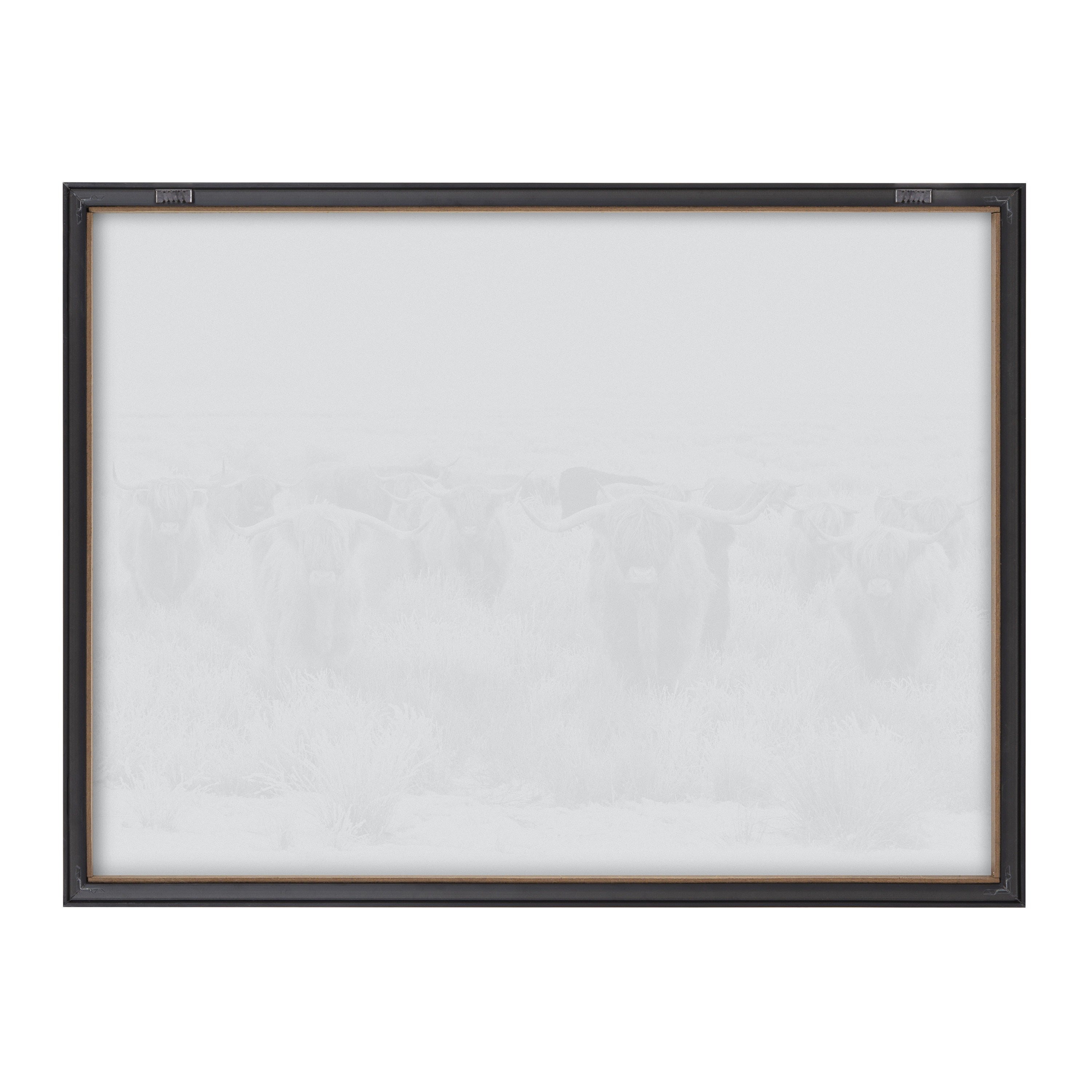 Blake Herd of Highland Cows Framed Printed Art by The Creative Bunch Studio