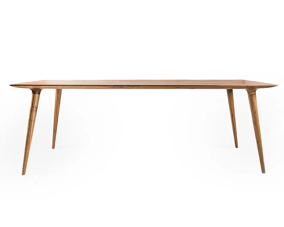 Edge Glued Hardwood Dining Table - Solid Kitchen Table