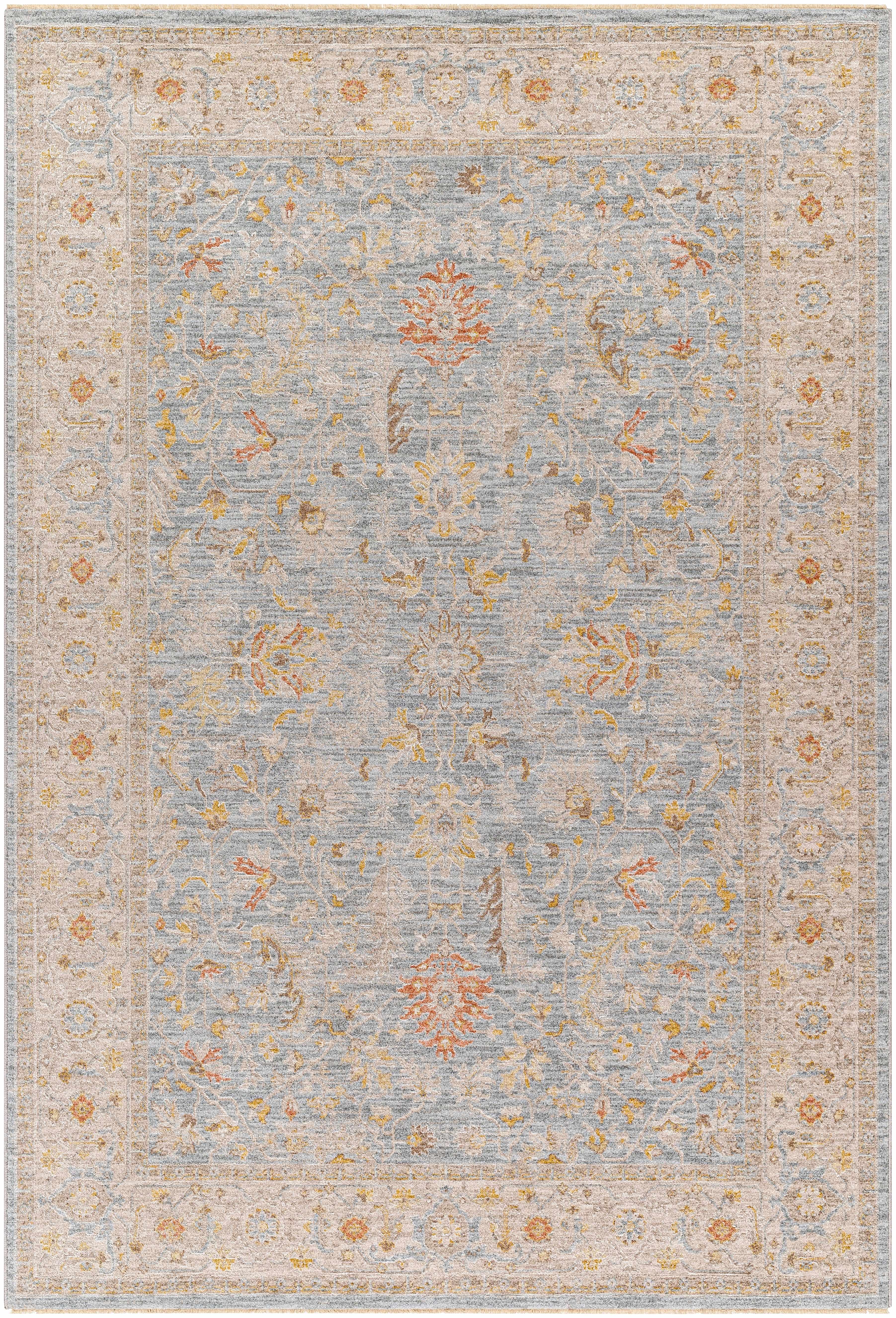 Edie Taupe Oushak Rug - PRHOMZ