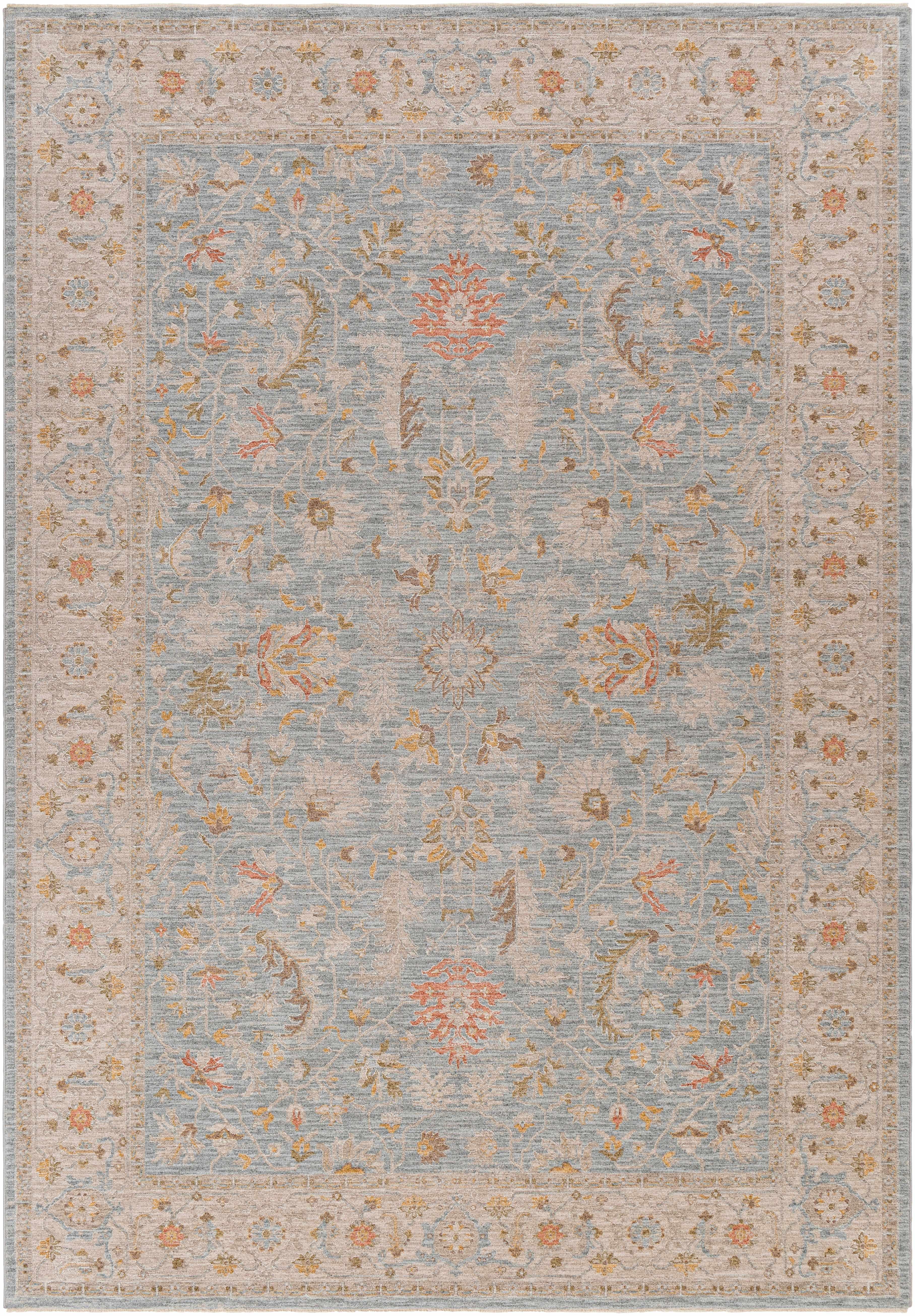 Edie Taupe Oushak Rug - PRHOMZ