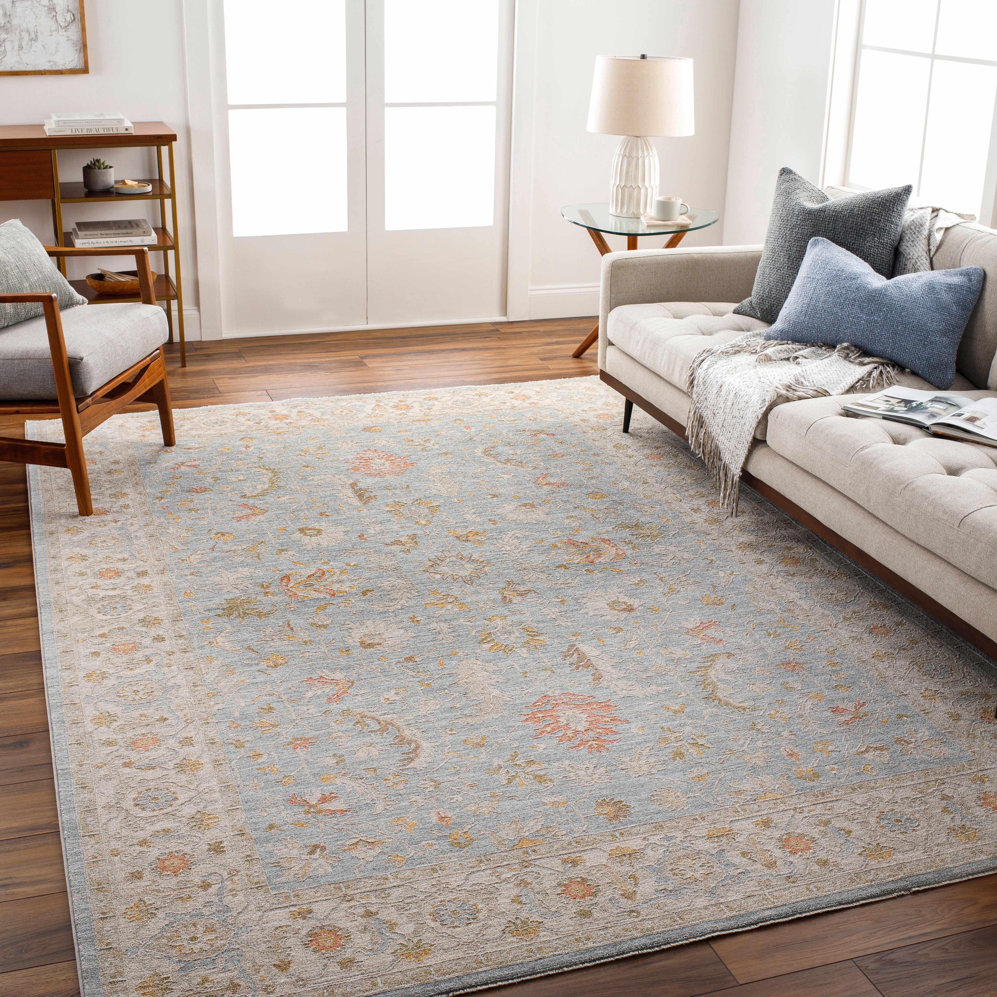Edie Taupe Oushak Rug - PRHOMZ
