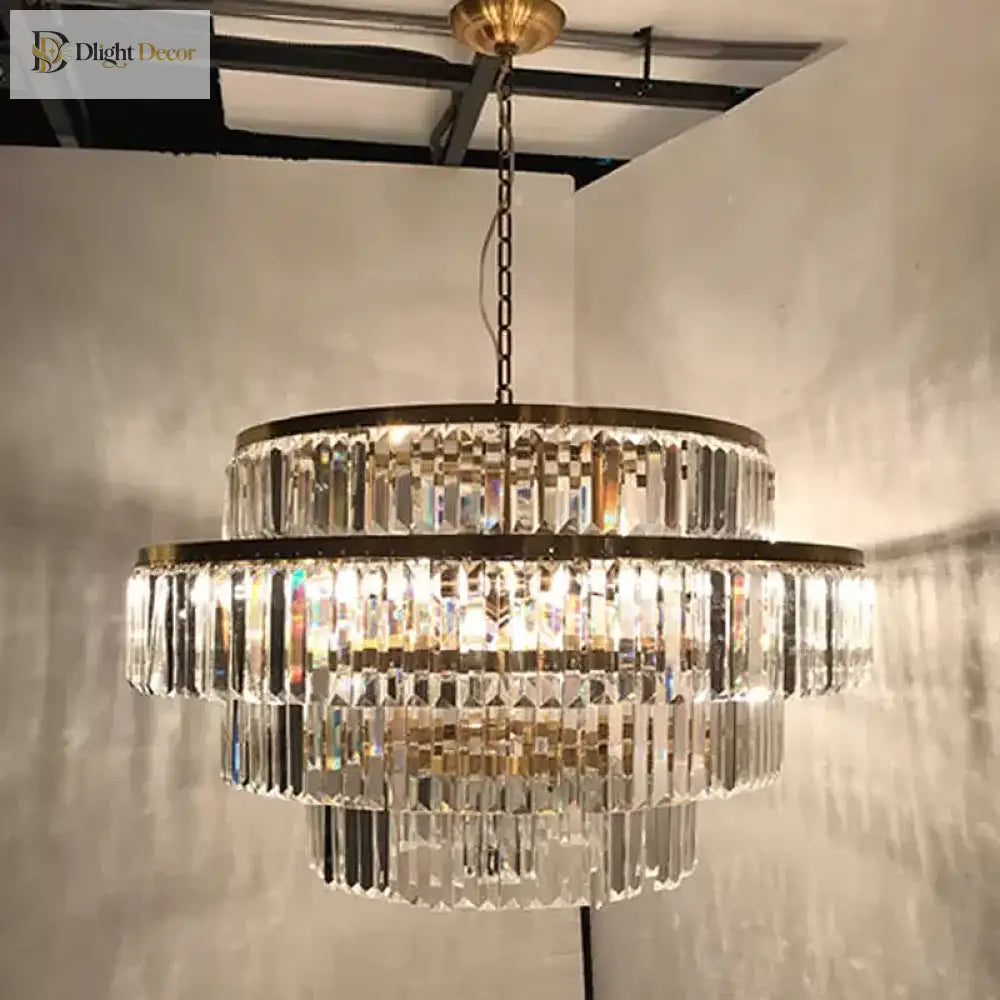 Elara Crystal Chandelier | Modern Dining Room Lighting