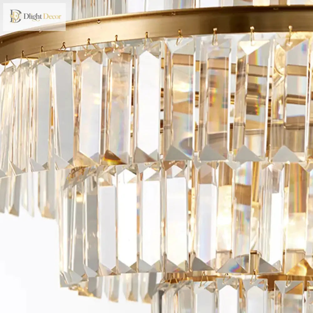 Elara Crystal Chandelier | Modern Dining Room Lighting