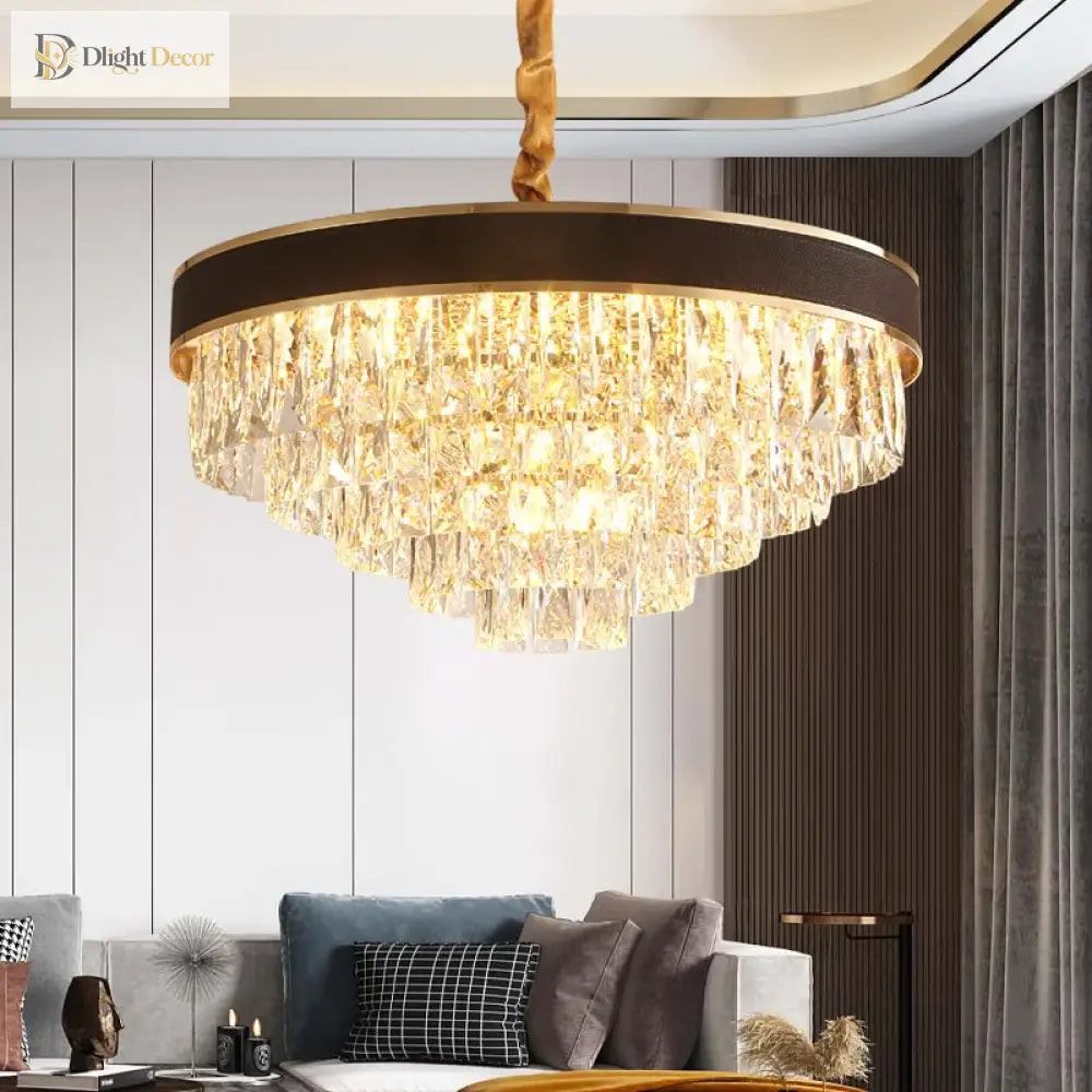 Elegant Black Chandelier | Modern Dining Room Lighting