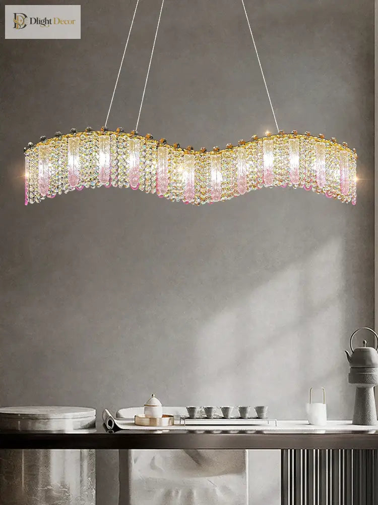 Elegant Crystal Chandelier | Bedroom & Bedside Lighting