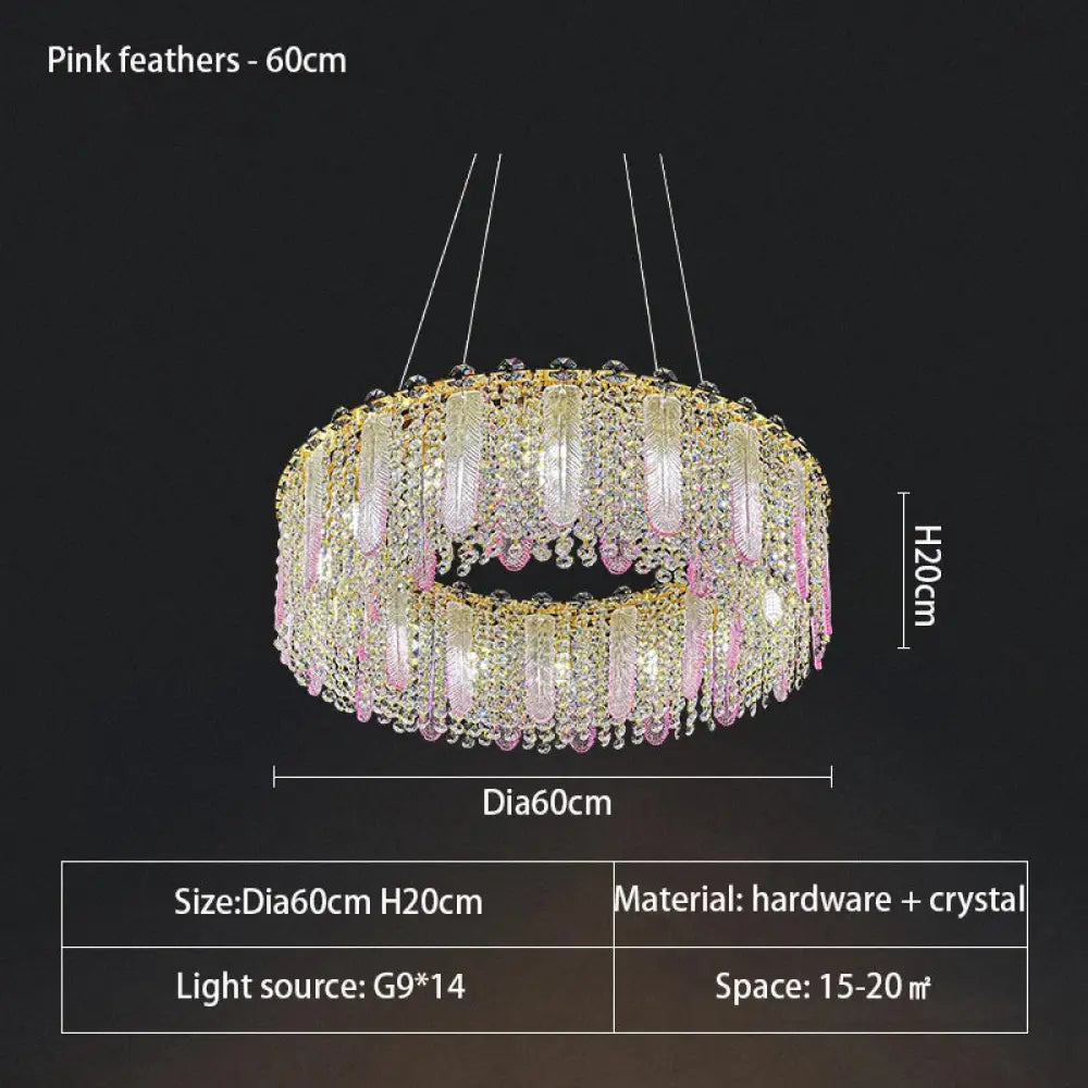Elegant Crystal Chandelier | Bedroom & Bedside Lighting