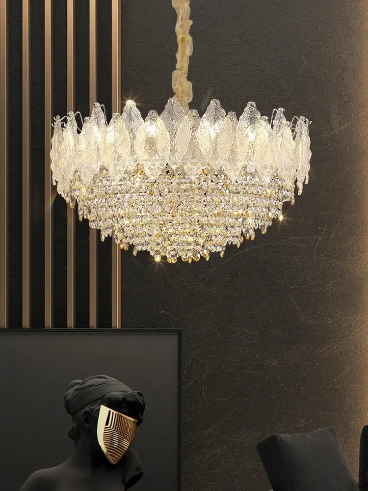 Elegant Crystal Chandelier | Dining & Kitchen Lighting