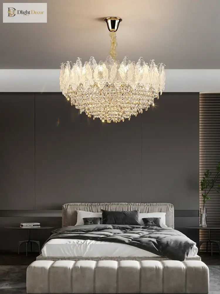 Elegant Crystal Chandelier | Dining & Kitchen Lighting