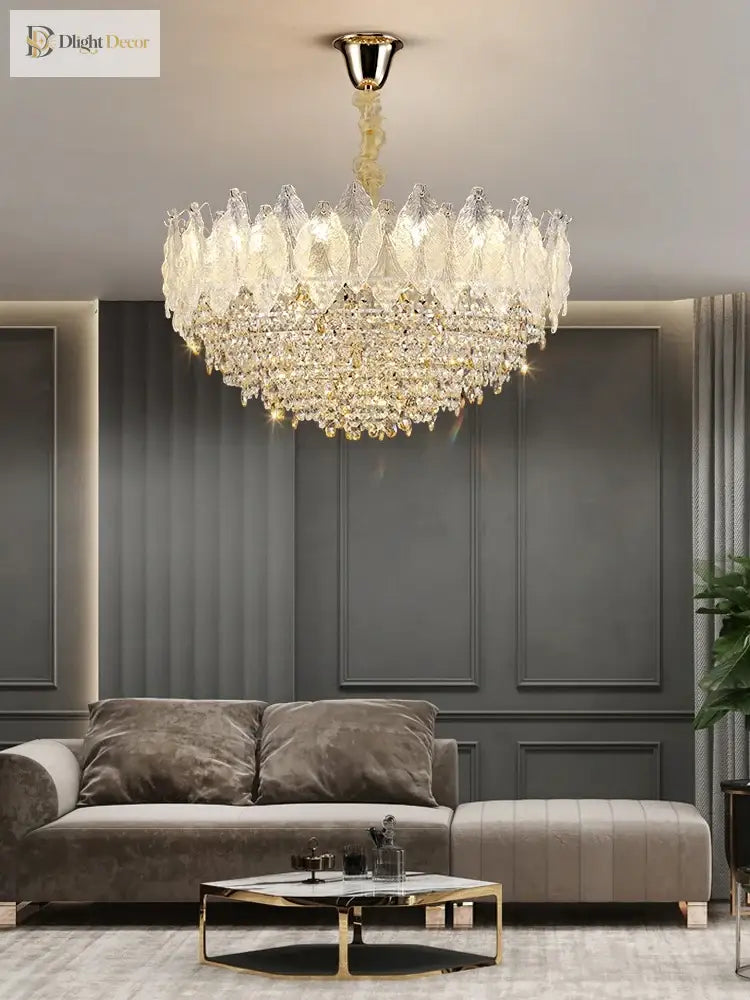 Elegant Crystal Chandelier | Dining & Kitchen Lighting