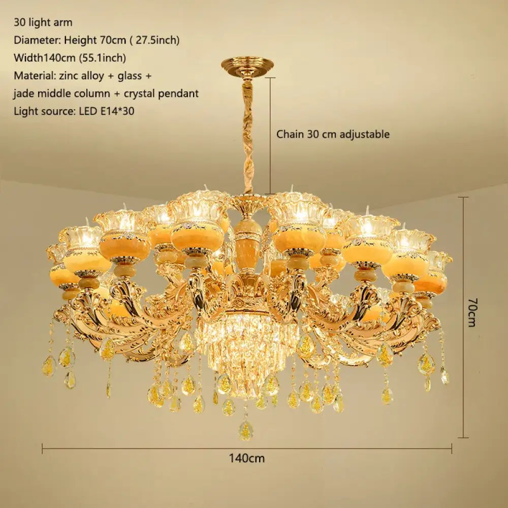 Elegant Crystal Chandelier | Modern Bedroom Lighting