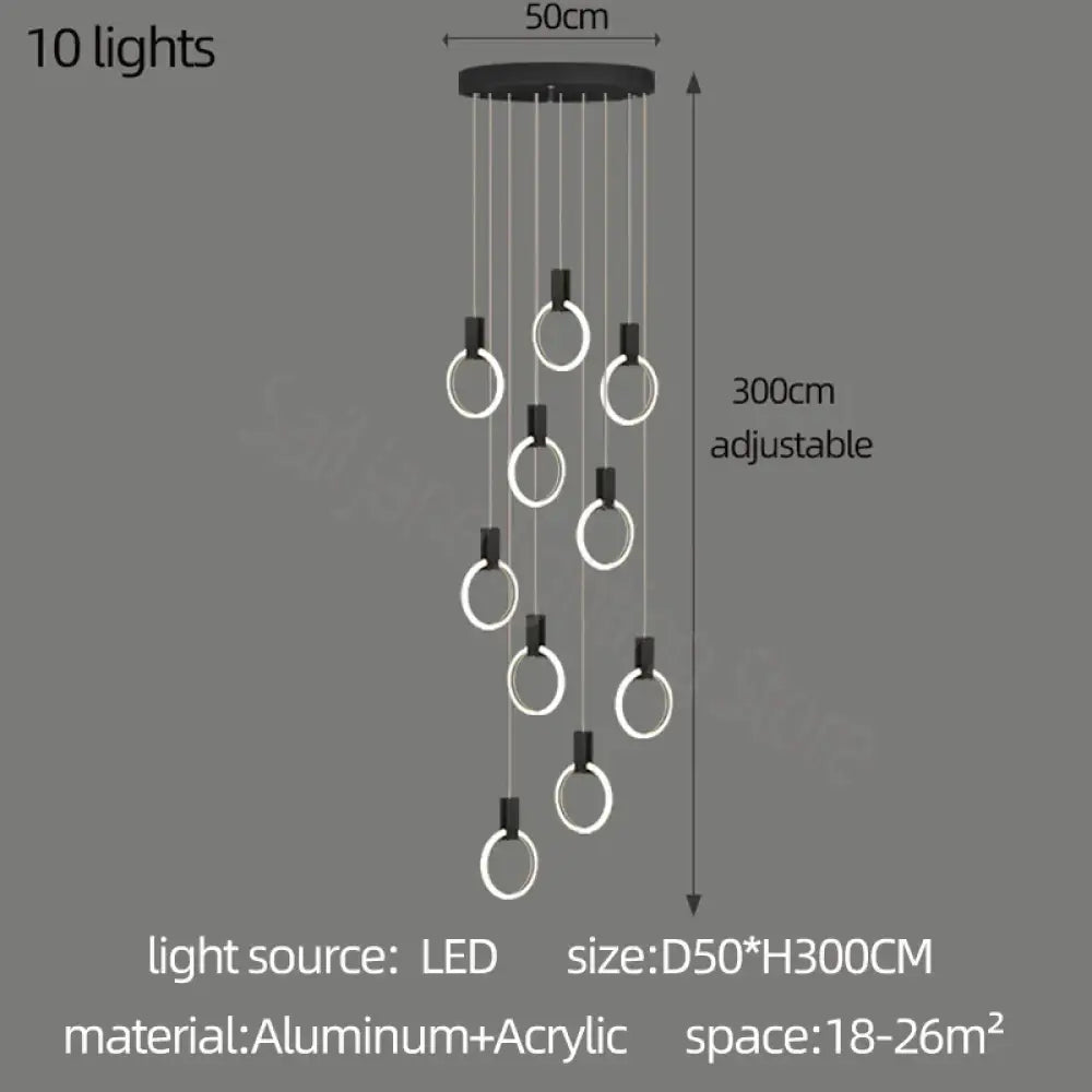 Elegant LED Chandelier | Living Room & Lounge Lighting
