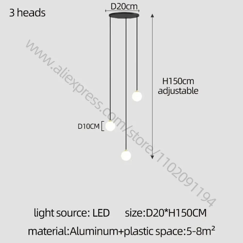 Elegant LED Modern Chandelier | Hallway & Entry Lighting