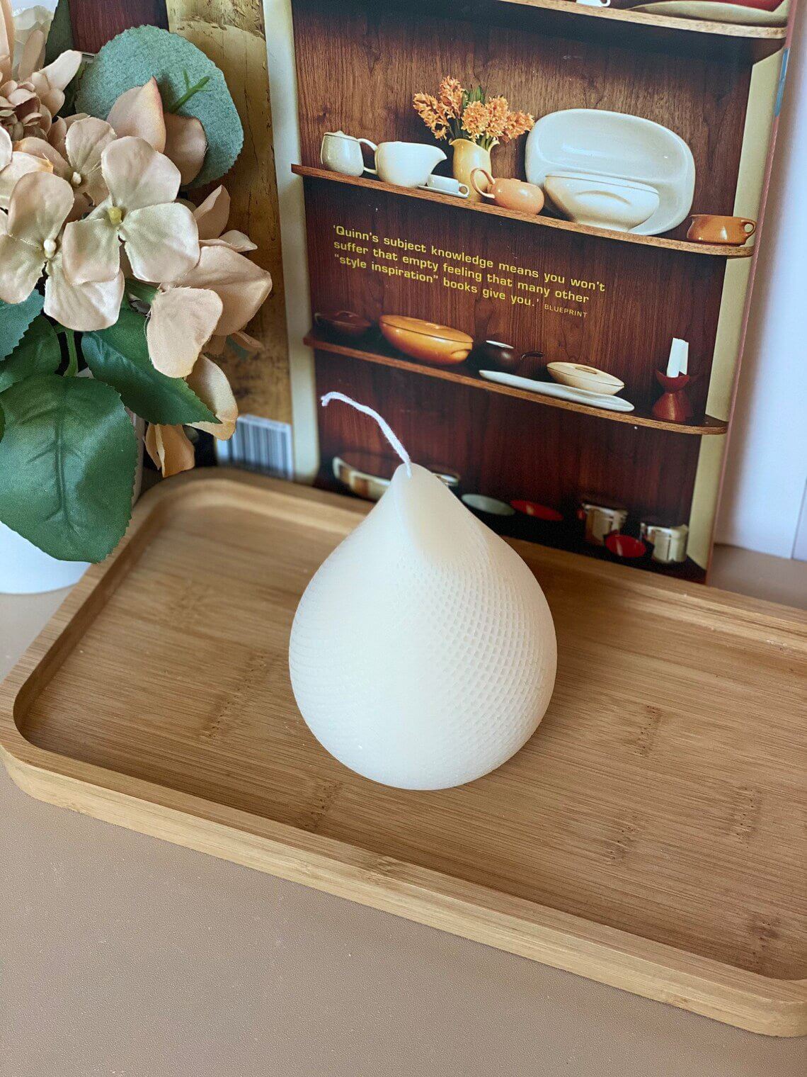 Teardrop Candle | Home Decor Accent