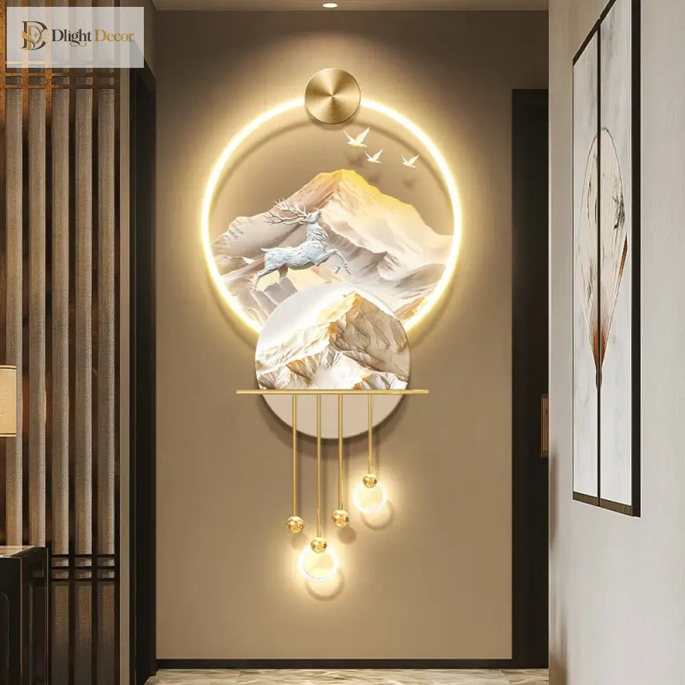 Elk LED Wall Art Light | Modern Interior Home Lighting