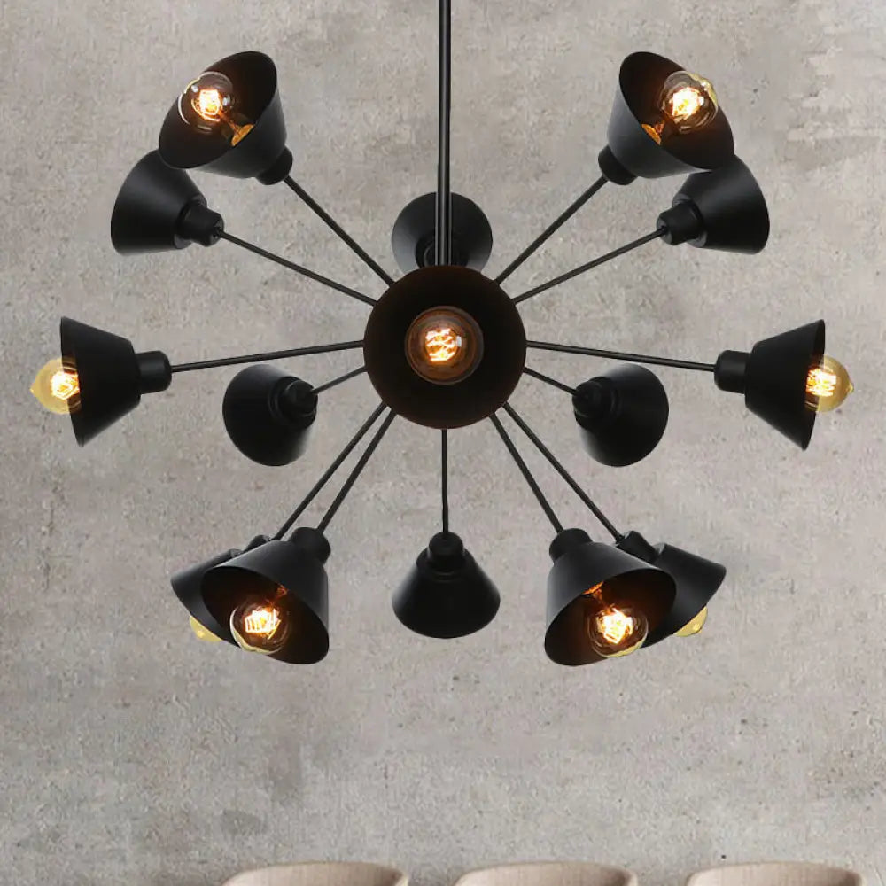 Embrace Mid-Century Chandelier | Dining Room Home Lighting