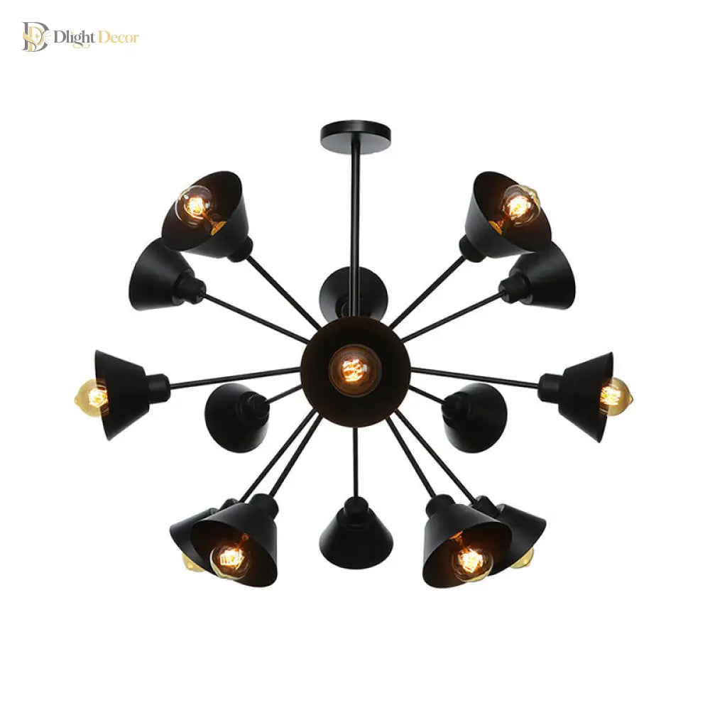Embrace Mid-Century Chandelier | Dining Room Home Lighting