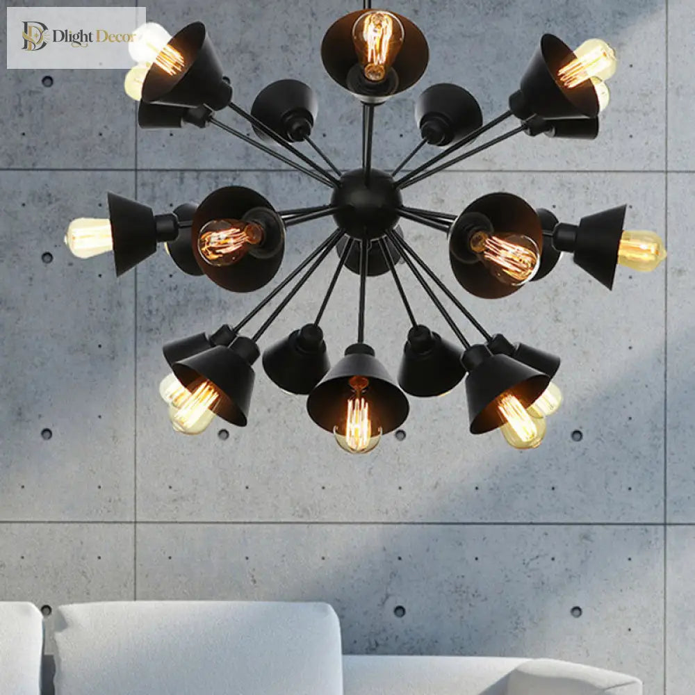 Embrace Mid-Century Chandelier | Dining Room Home Lighting