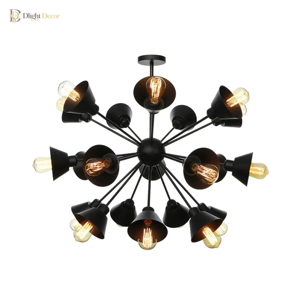 Embrace Mid-Century Chandelier | Dining Room Home Lighting