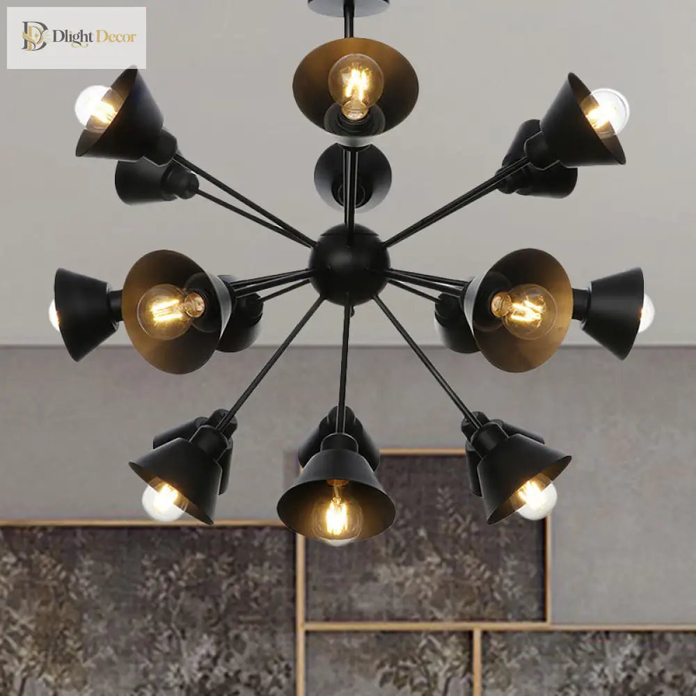 Embrace Mid-Century Chandelier | Dining Room Home Lighting