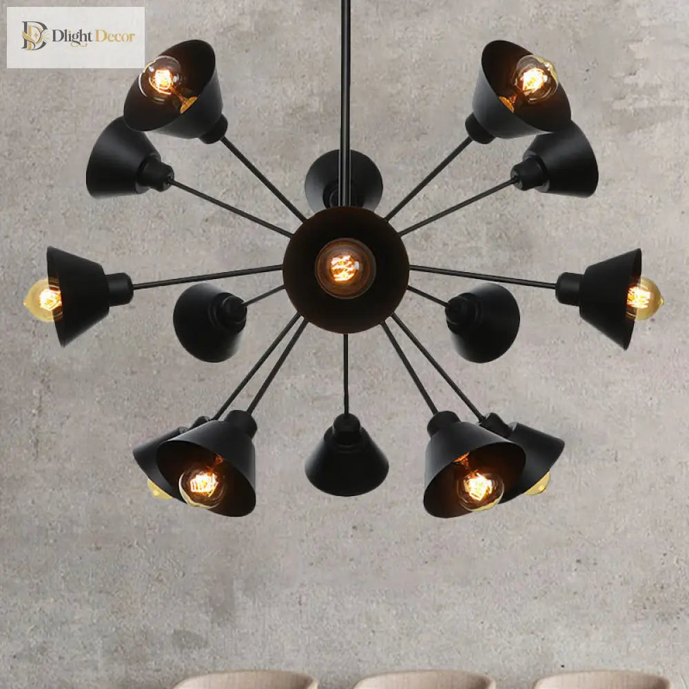 Embrace Mid-Century Chandelier | Dining Room Home Lighting