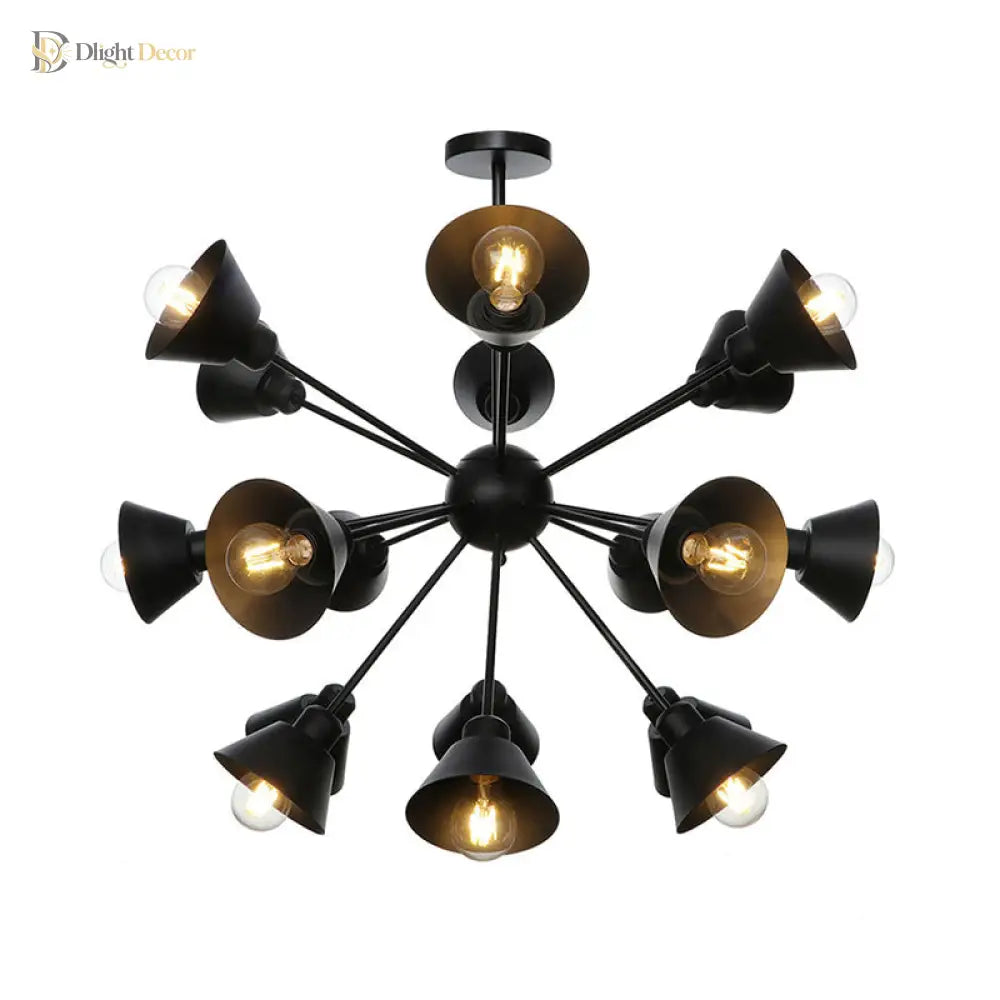 Embrace Mid-Century Chandelier | Dining Room Home Lighting