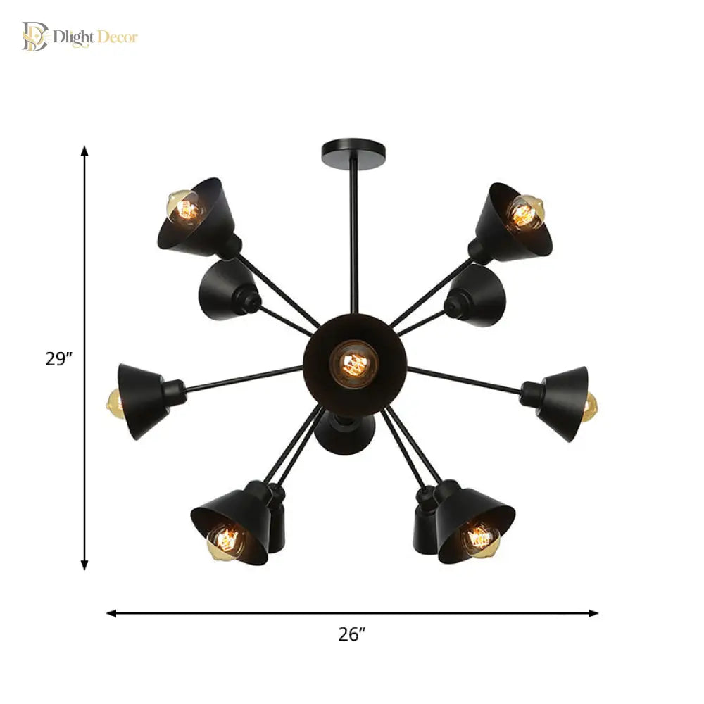 Embrace Mid-Century Chandelier | Dining Room Home Lighting