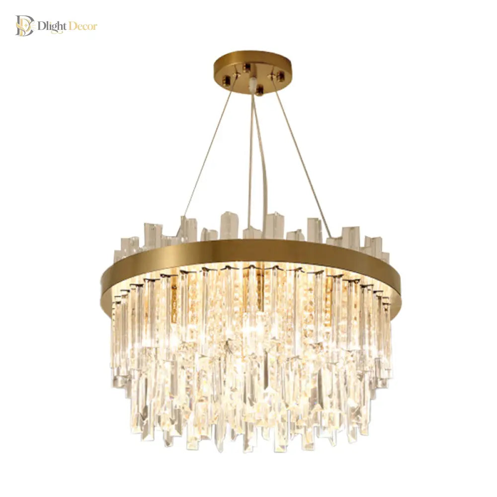 Embrace Modern Crystal Chandelier | Dining Room Lighting