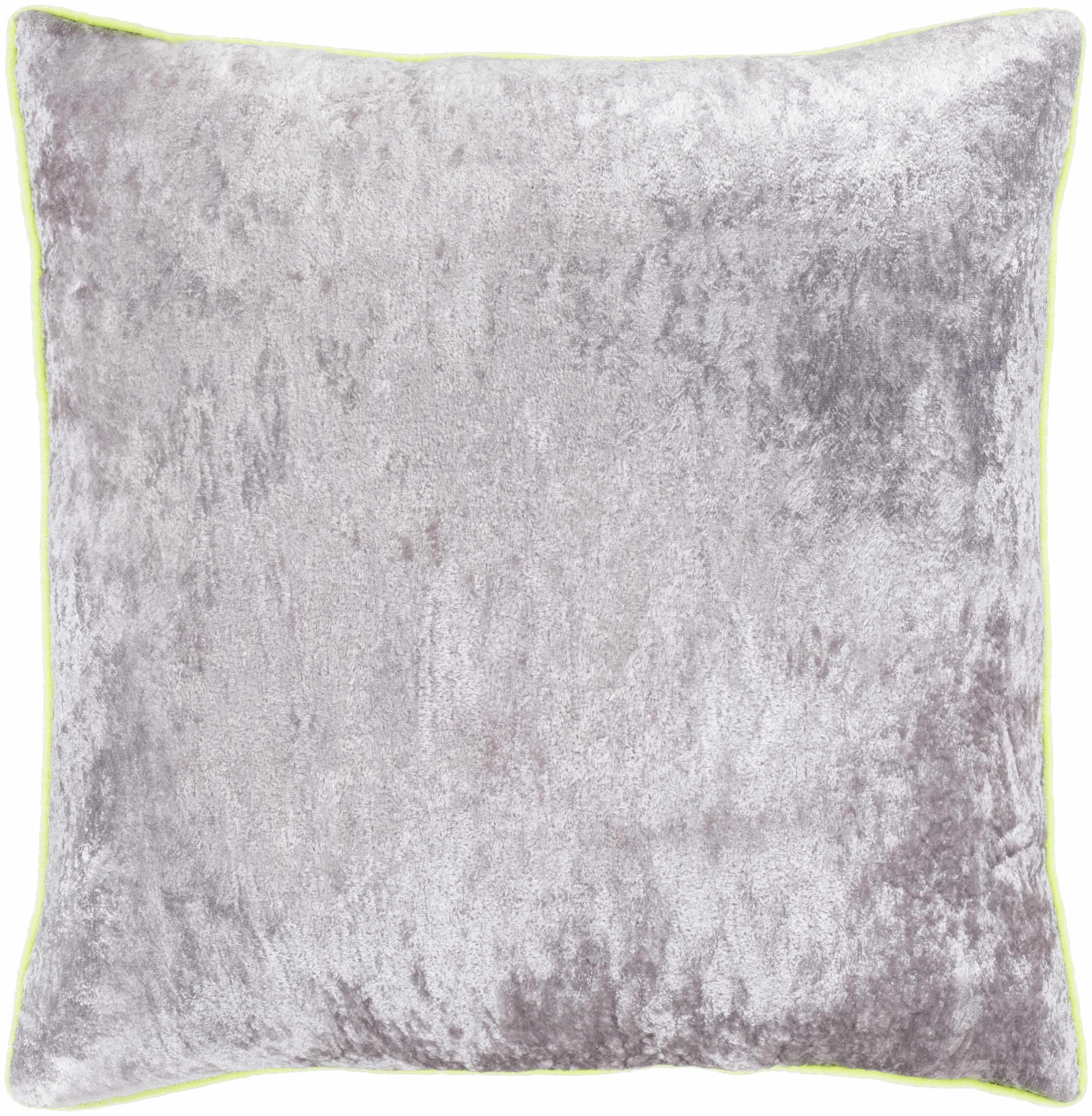 Emigsville Gray Velvet Square Throw Pillow - Clearance - PRHOMZ