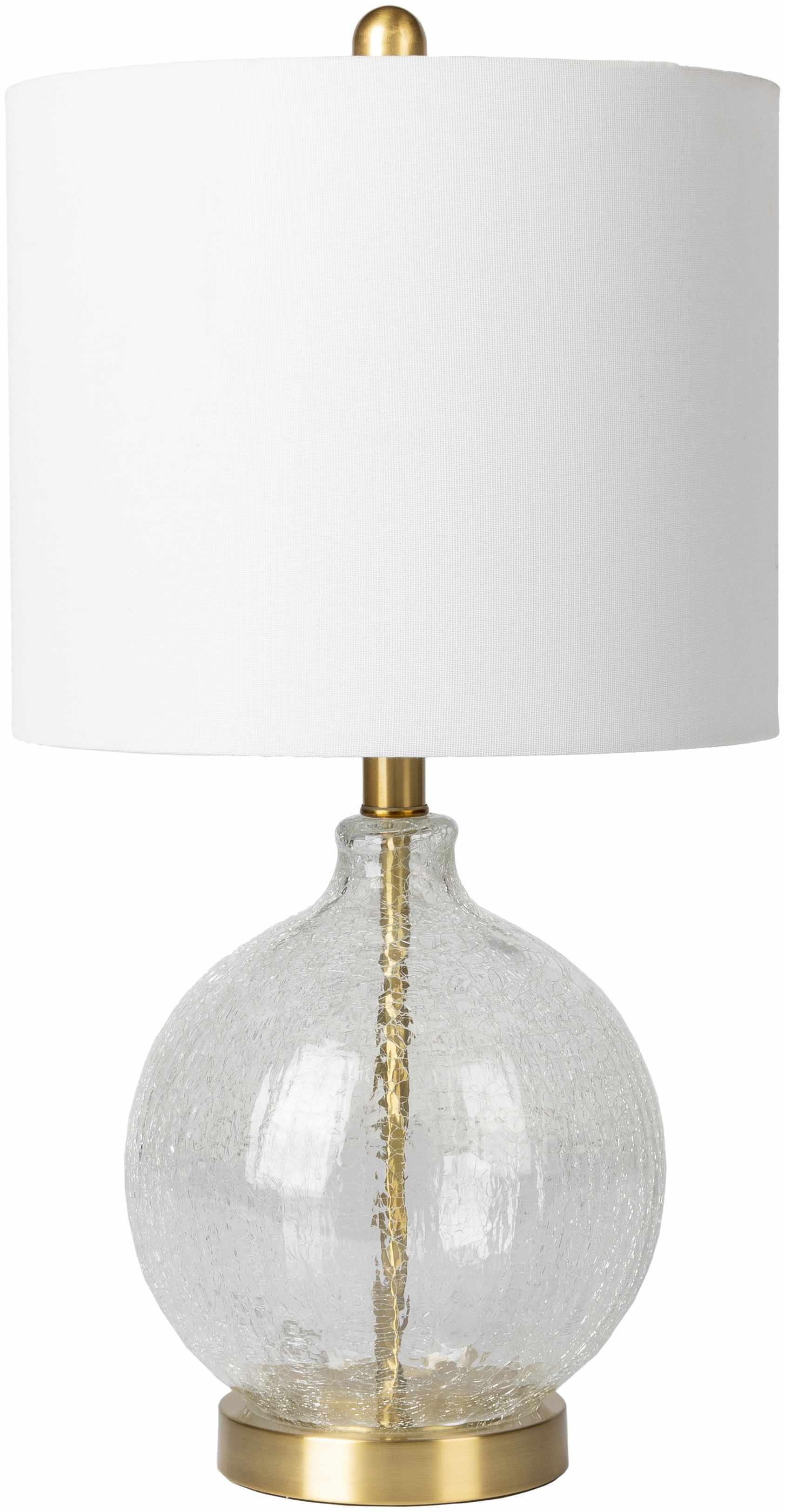 Ciel Contemporary Glass Textured Table Lamp - PRHOMZ