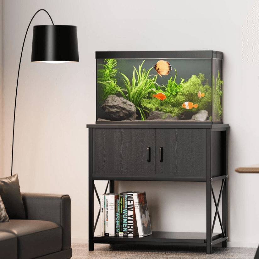 20-29 Gallon Fish Tank Stand, Storage Cabinet - PRHOMZ