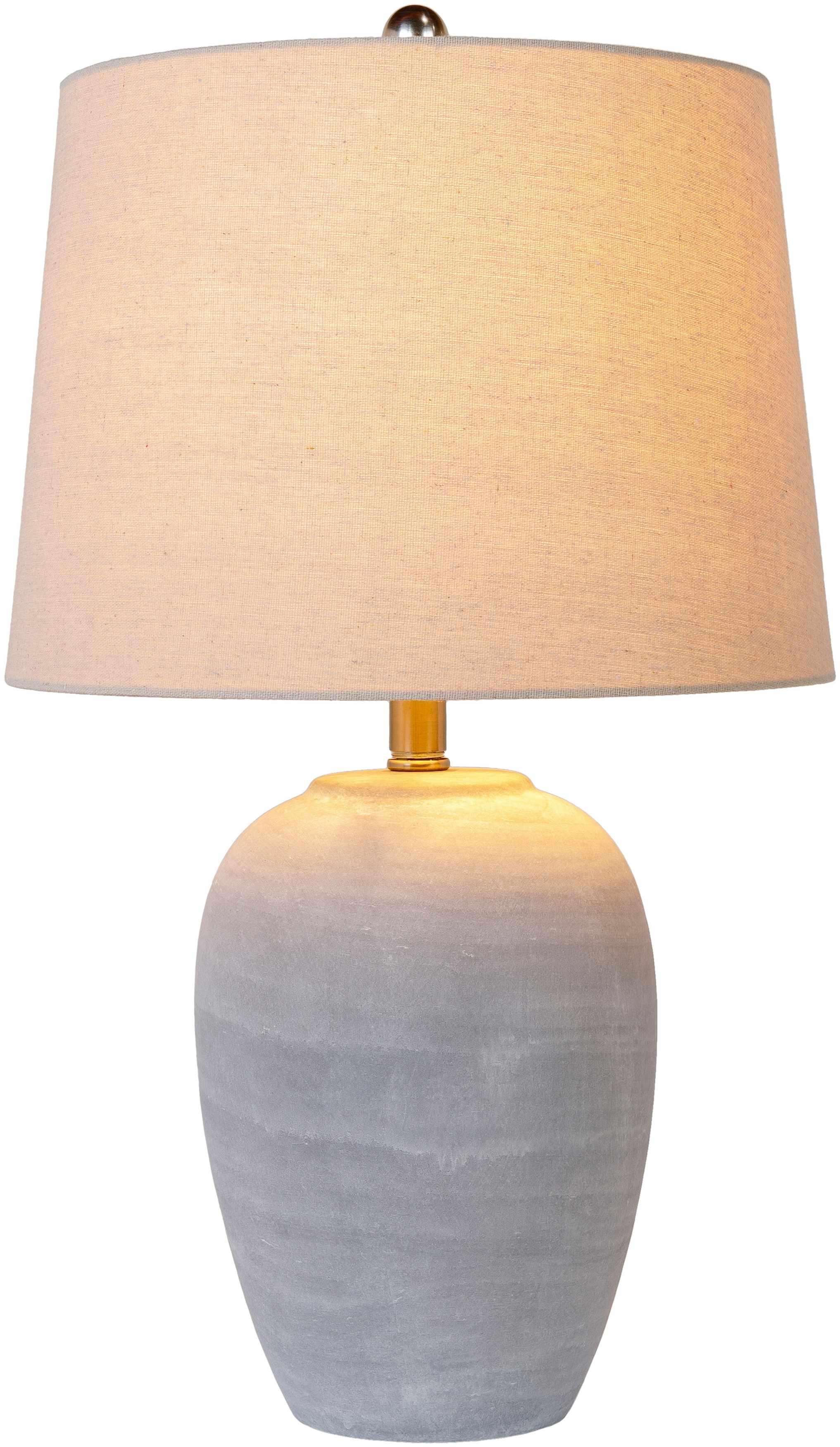 Khoi Brass Glass Table Lamp - PRHOMZ